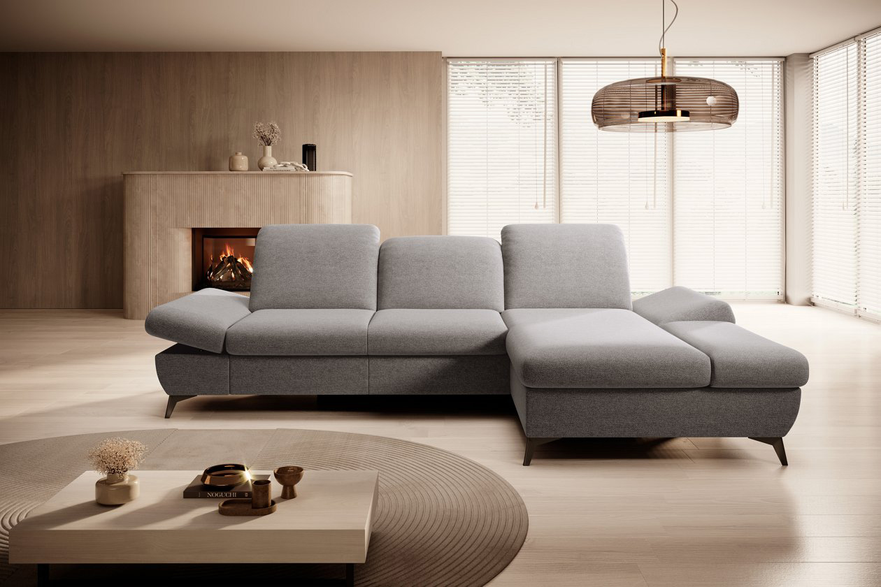 Диван кутовий розкладний HARPER Right Loft-19-Grey (1321485982) в Киеве