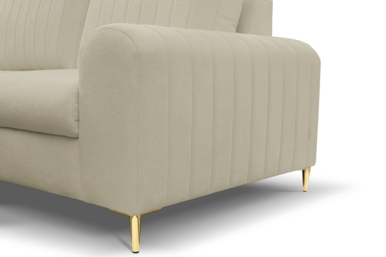 Диван кутовий розкладний MONACO Left Loft-02-Beige, Золотий (1321486013) в Украине