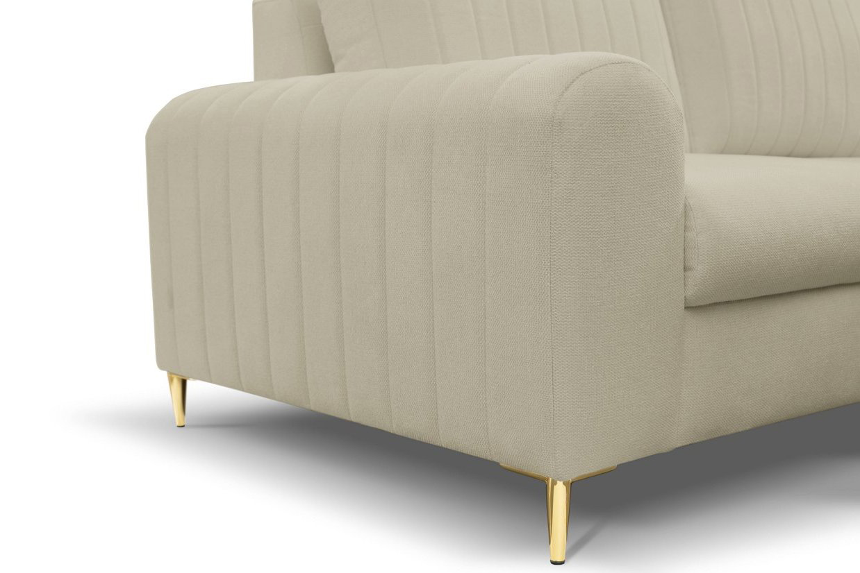 Диван кутовий розкладний MONACO Right Loft-02-Beige, Золотий (1321486061) в Киеве