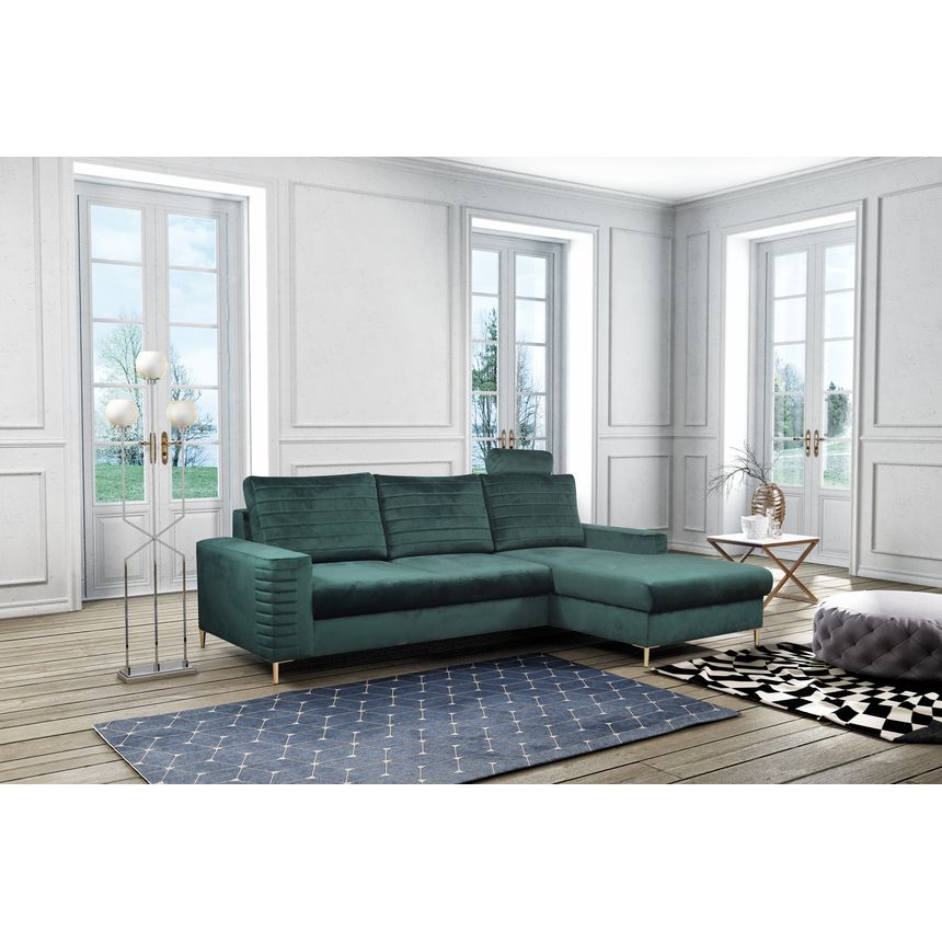 Диван кутовий розкладний COLLIN Velluto 27 Jungle Green (1321458918) в Киеве