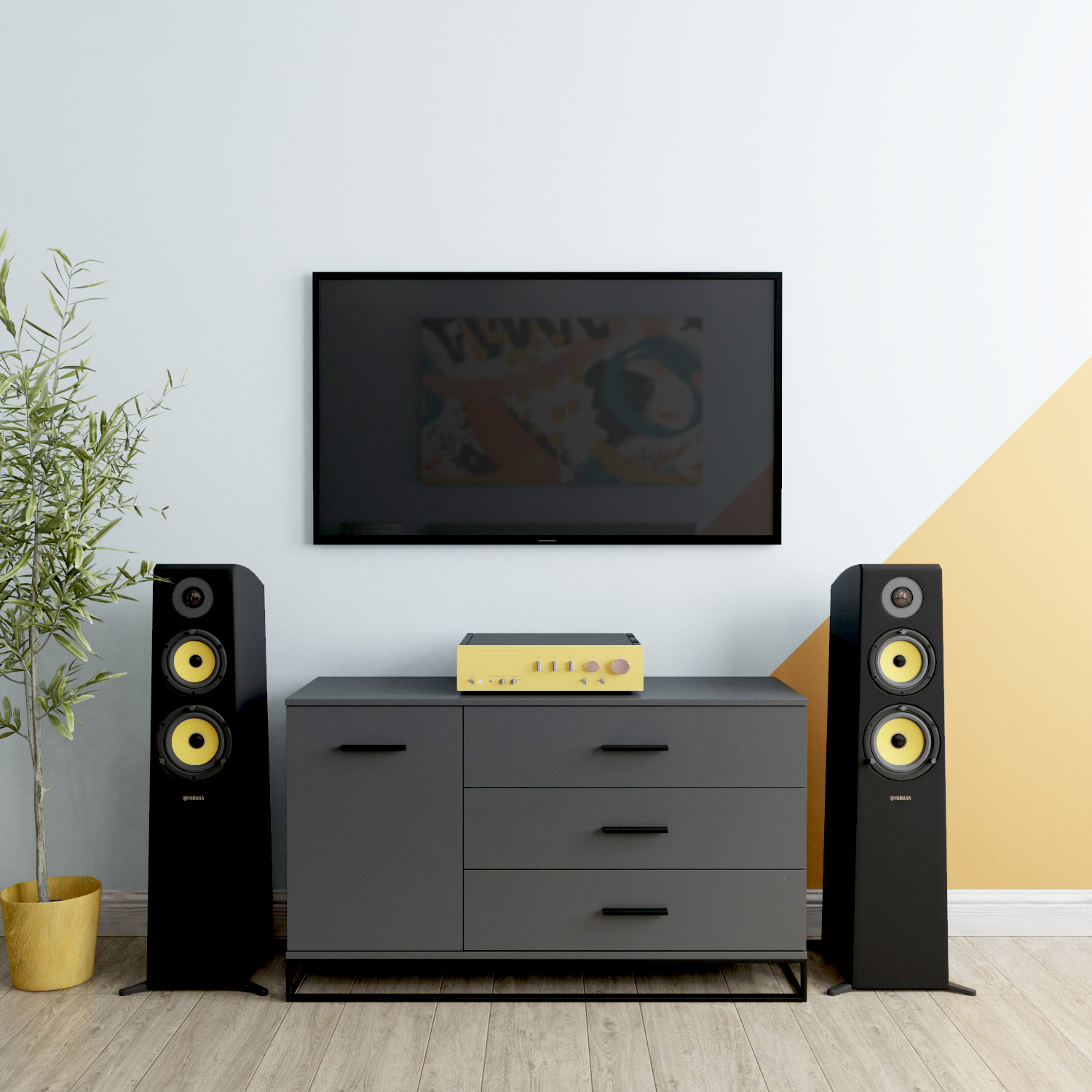 Комод Asсet 1200 ДСП Графіт (93515212) недорого
