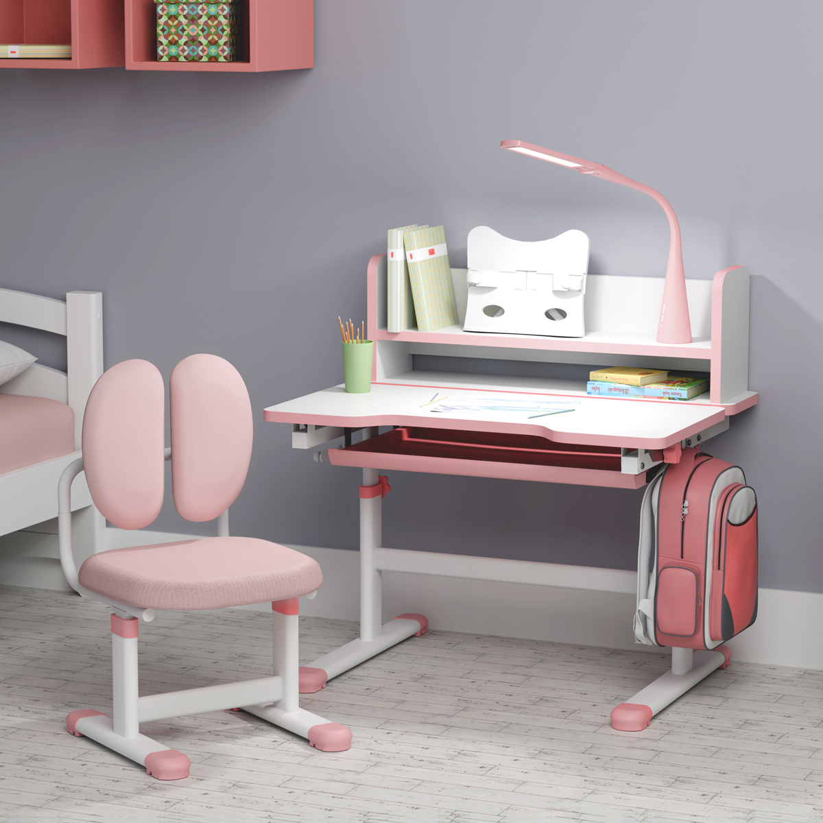 Комплект детский Evo-Kids BD-24 Белый, Розовый (111470584) недорого