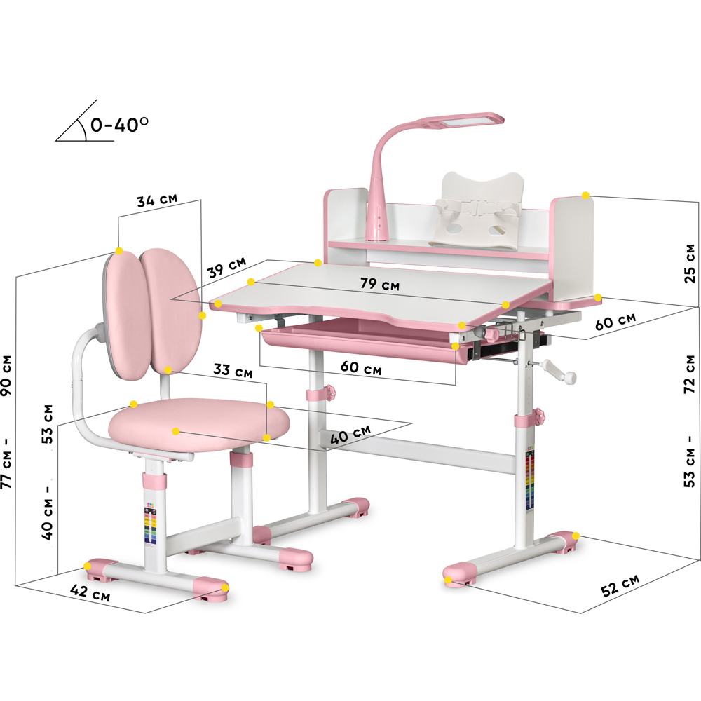 Комплект детский Evo-Kids BD-24 Белый, Розовый (111470584) дешево