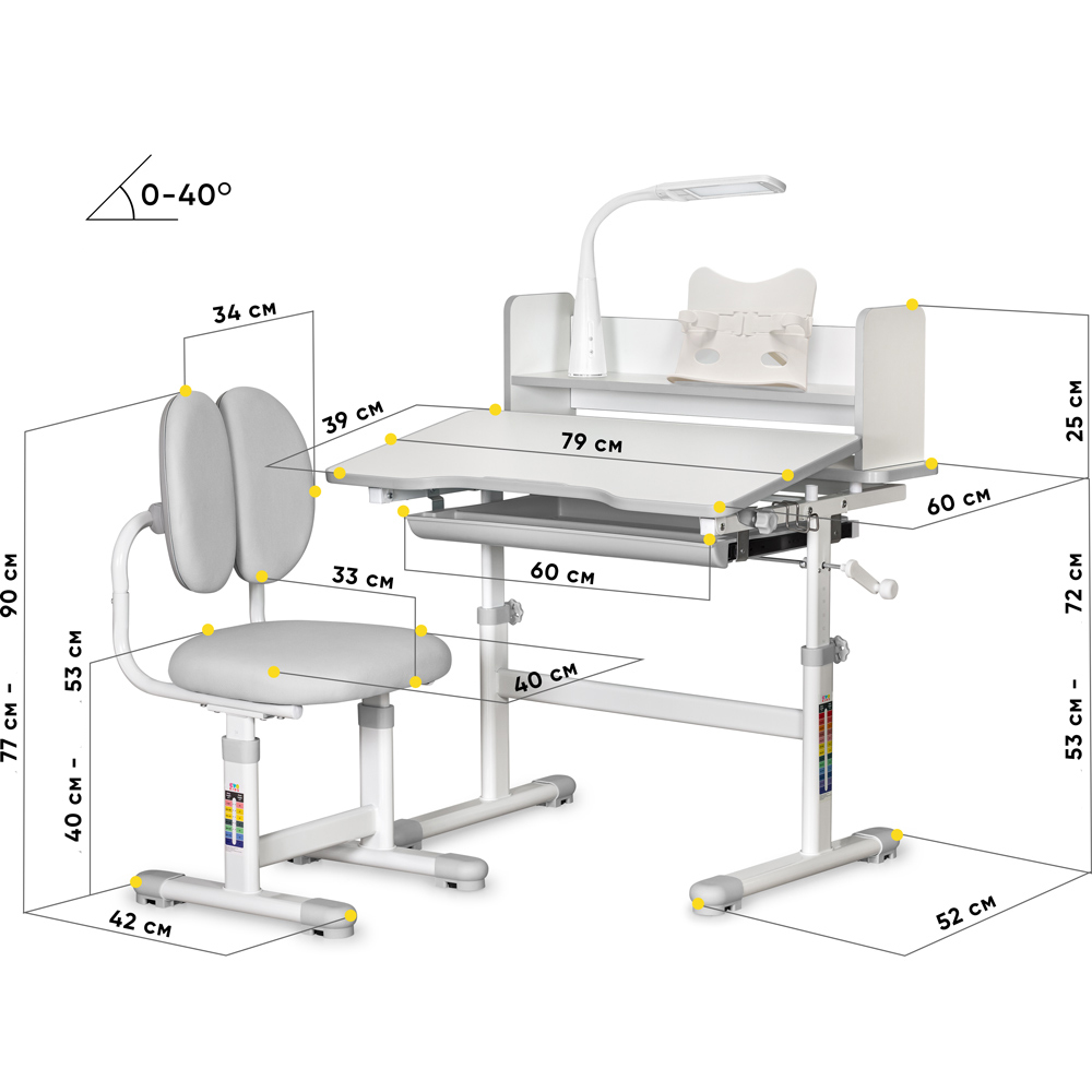 Комплект дитячий Evo-Kids BD-24 Білий, Сірий (111470585) дешево