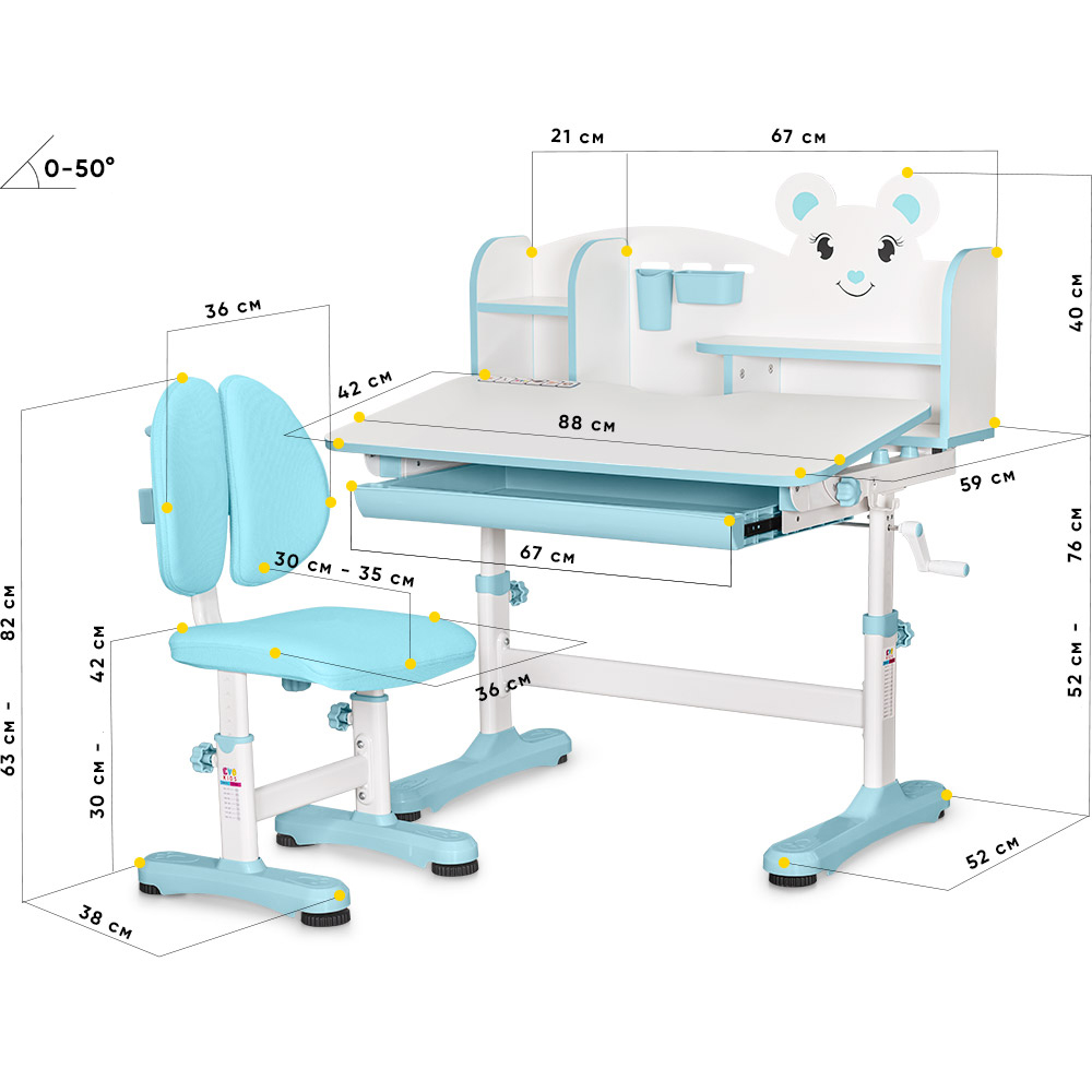 Комплект детский Mealux BD-29 Panda XL Белый, Голубой (111470598) недорого