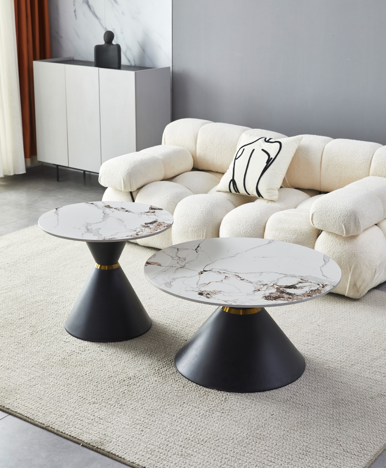 Комплект журнальных столов Borg PP White Glossy (1011489687) недорого
