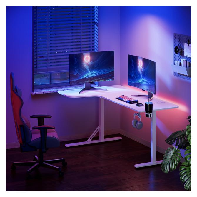 Комп'ютерний стіл GamePro GDC216W 160х100 White (971478299) в интернет-магазине