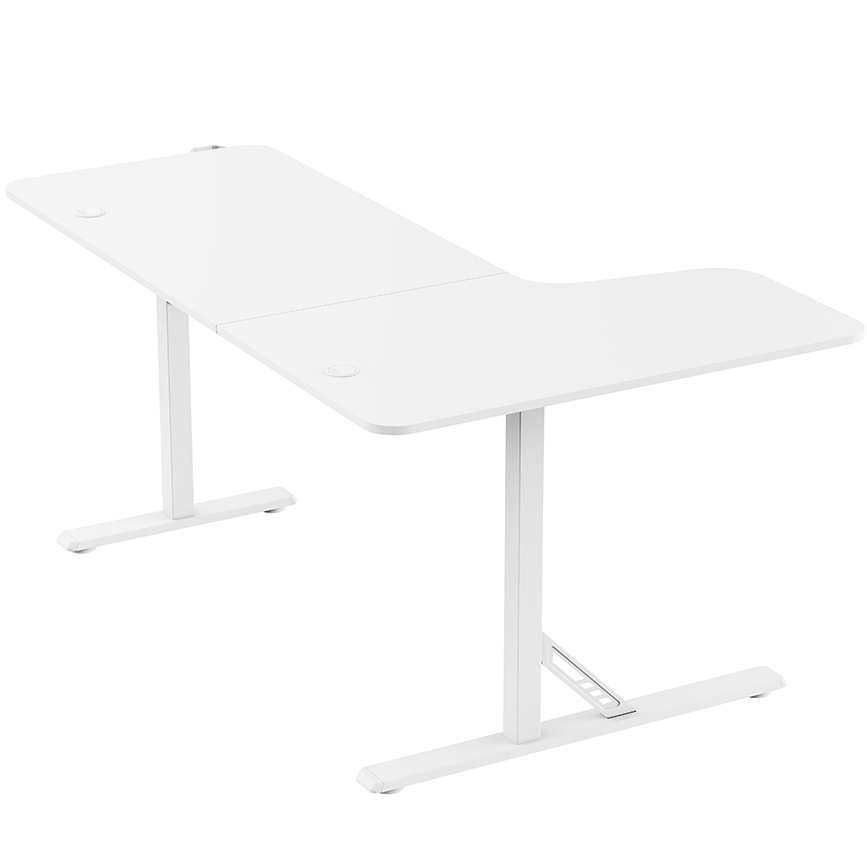 Комп'ютерний стіл GamePro GDC216W 160х100 White (971478299) дешево