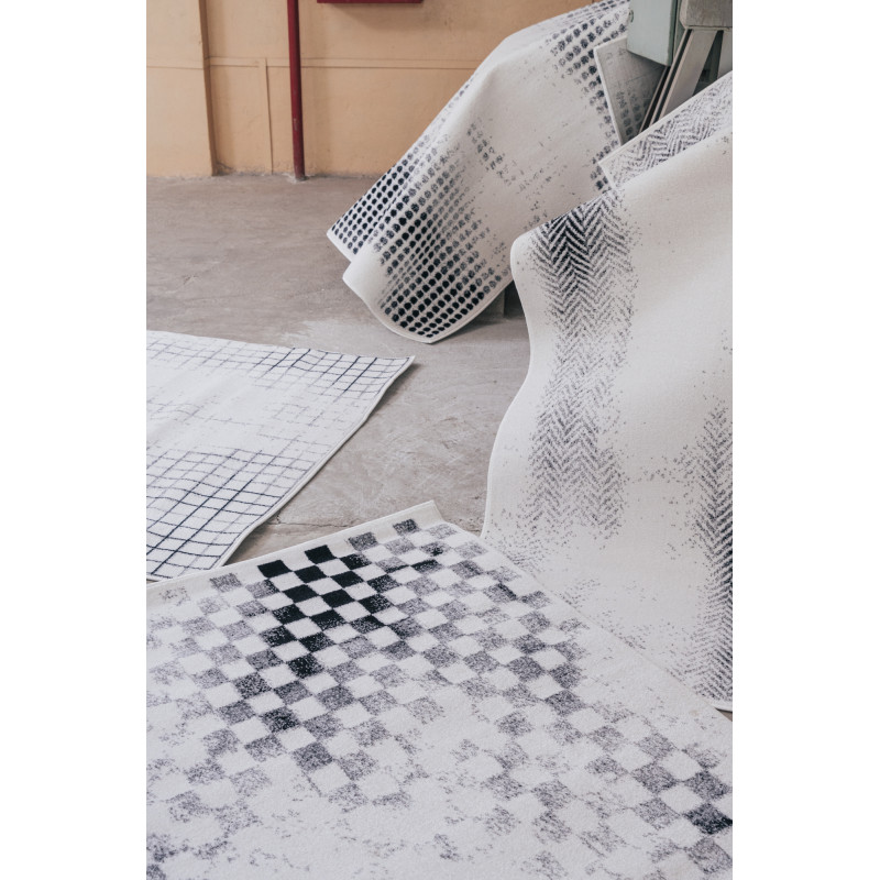 Ковер Checkerboard Черный, 165x240 (1641458714) с доставкой