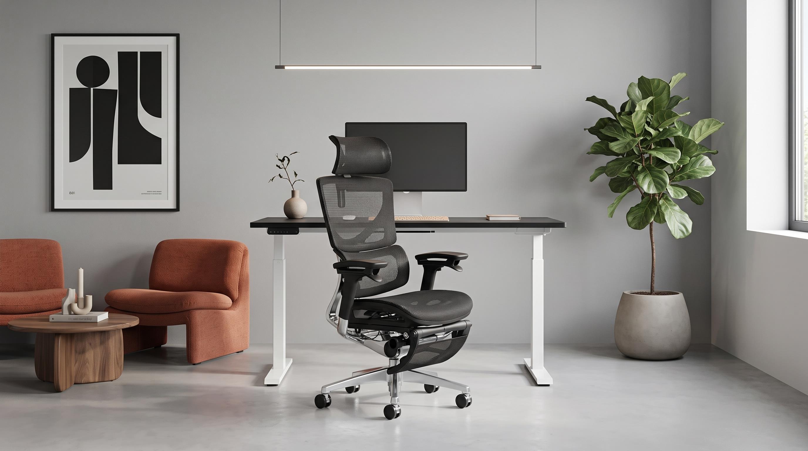 Кресло ADAPWORK L3 Mesh Max Lead Ergochair Platinum Deep Black (1061490013) дешево
