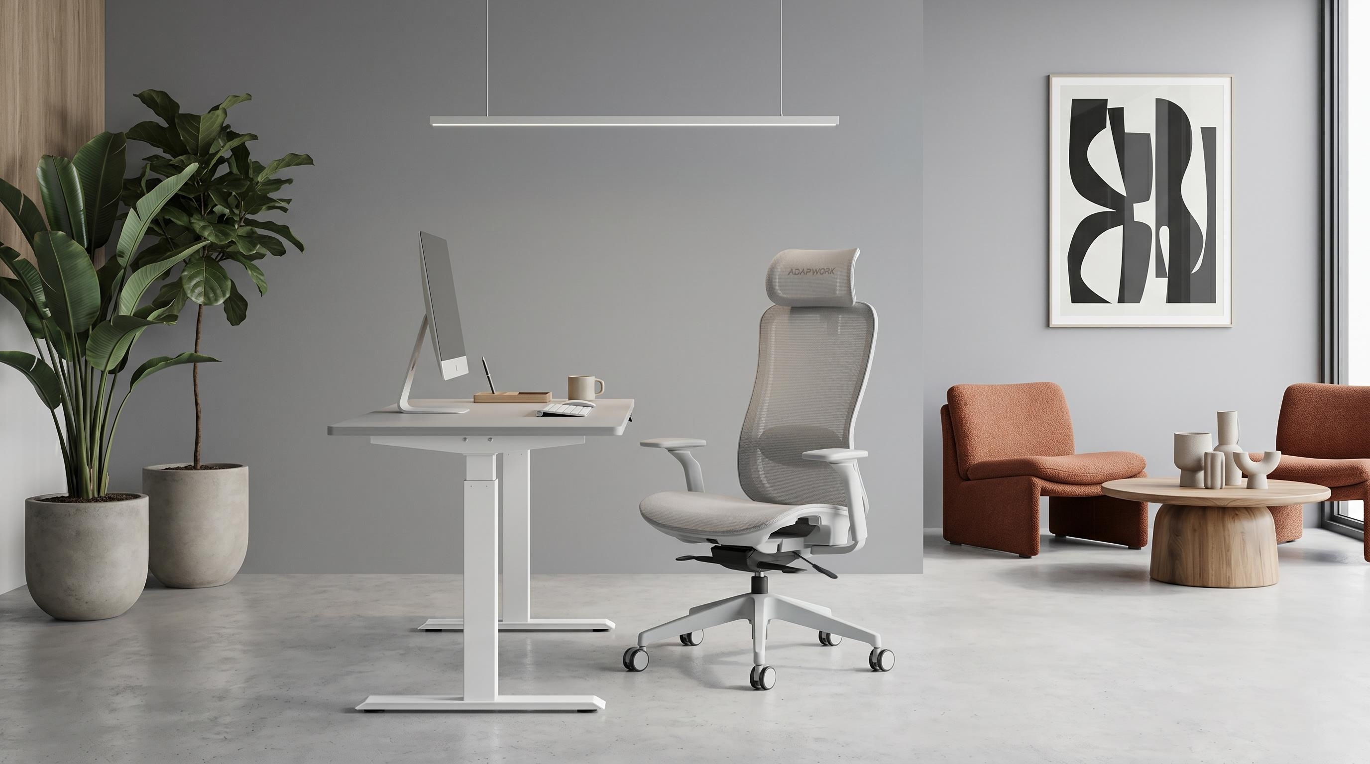 Крісло ADAPWORK M4 Mesh Middle Ergochair Deep Grey (1061489508) в интернет-магазине