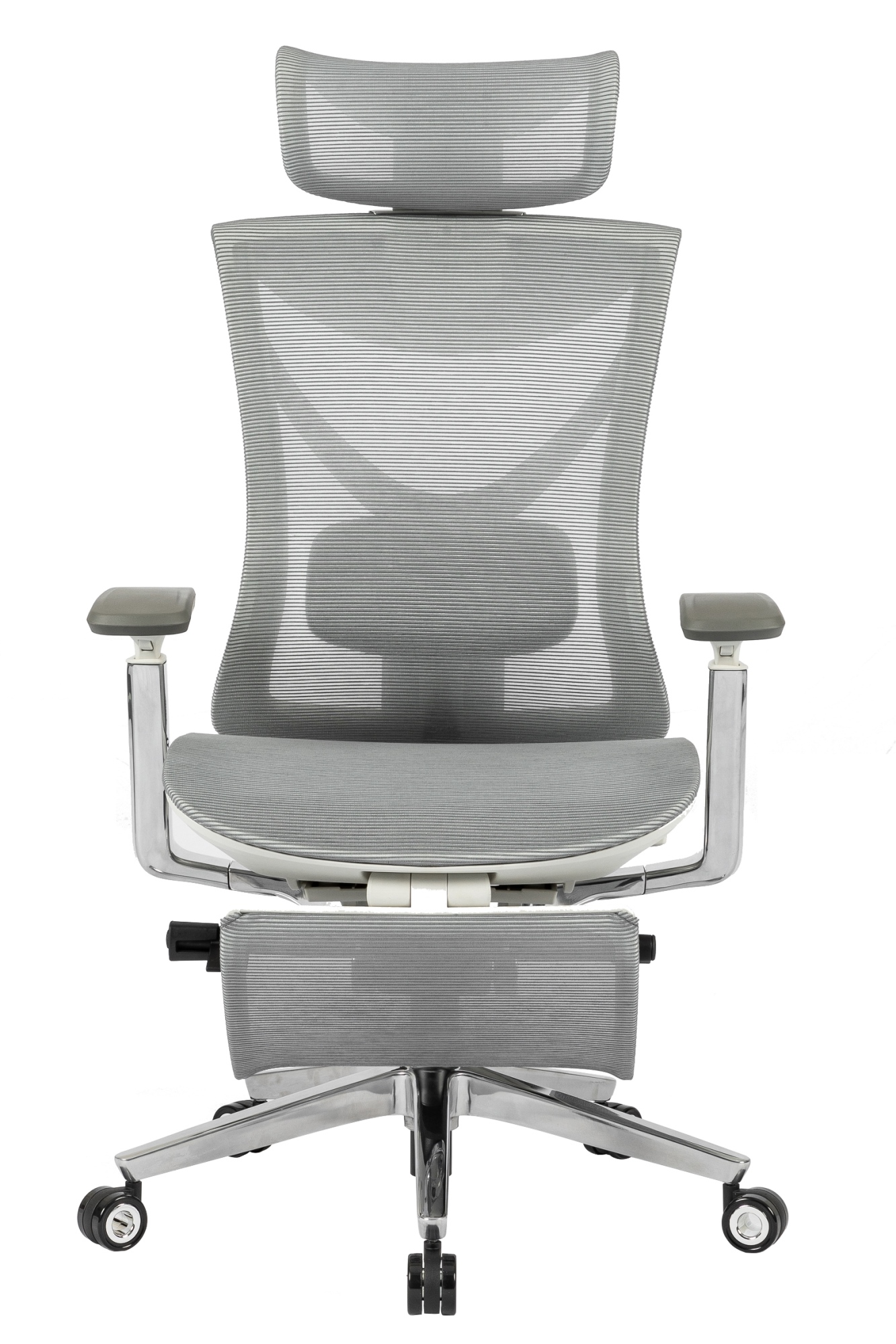 Кресло ADAPWORK S1 Mesh Pro Max Senior ErgoChair Platinum Alpine Grey (1061205567) недорого