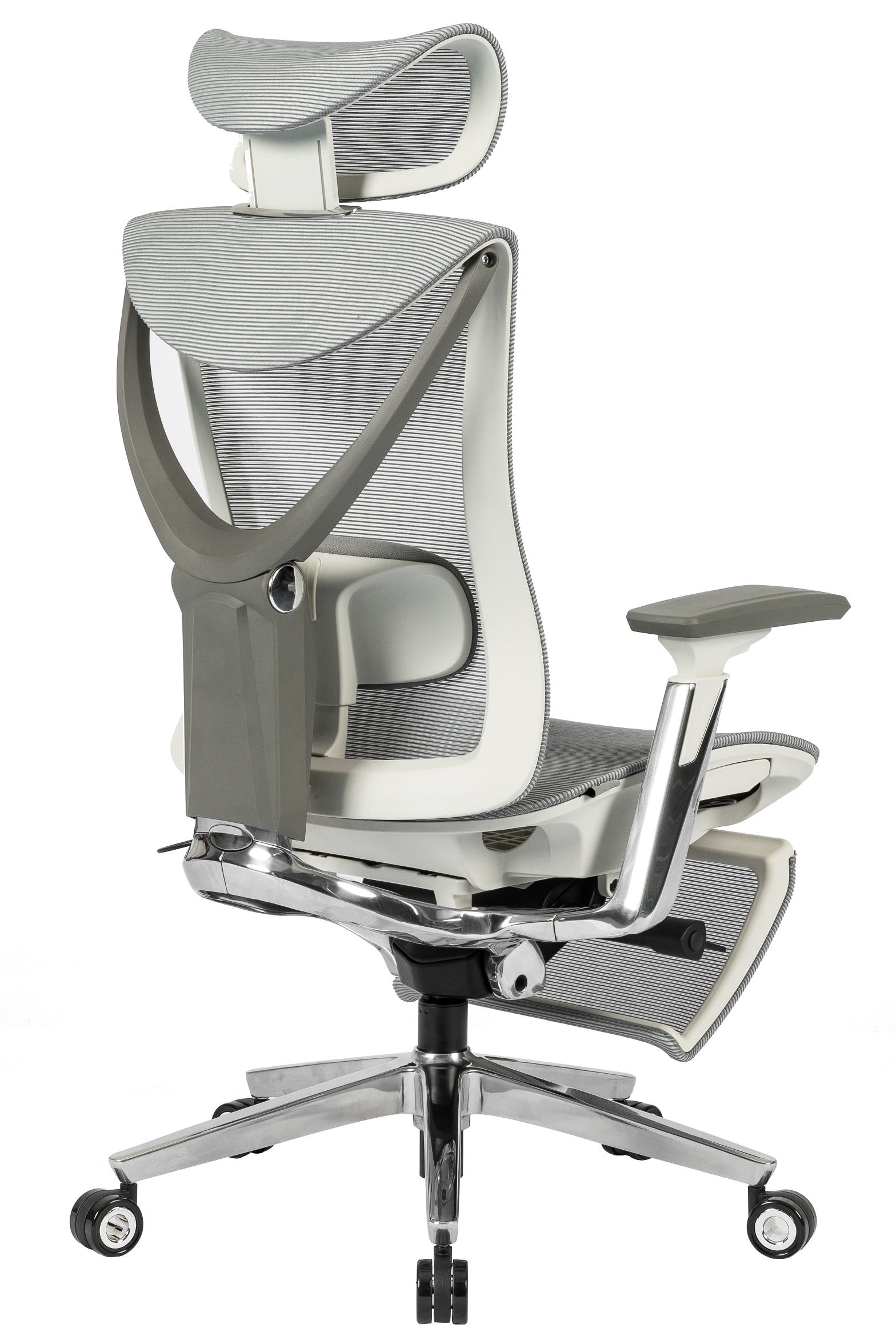 Кресло ADAPWORK S1 Mesh Pro Max Senior ErgoChair Platinum Alpine Grey (1061205567) дешево