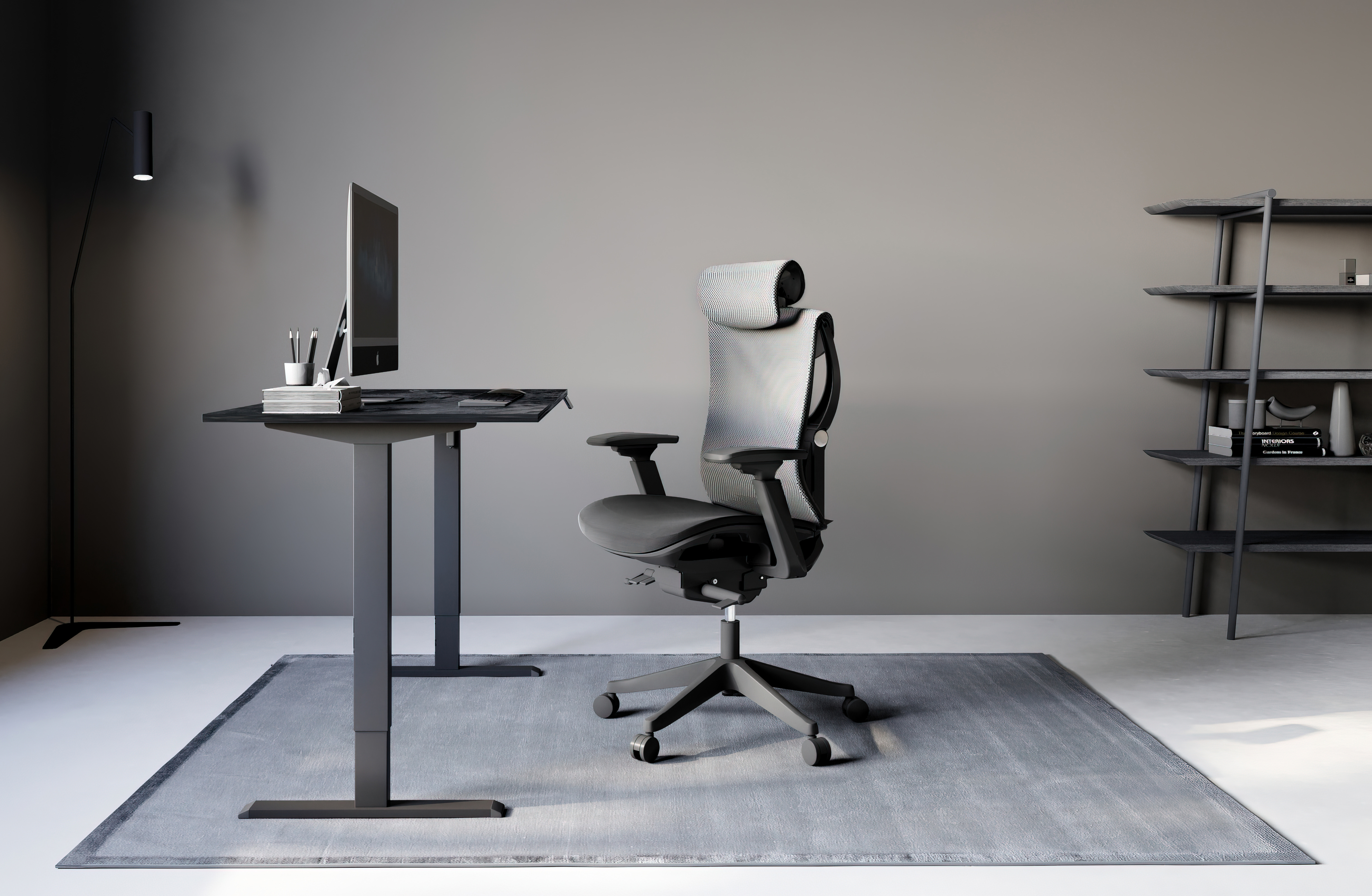 Кресло ADAPWORK S1 Mesh Senior ErgoChair Deep Black (1061485441) дешево