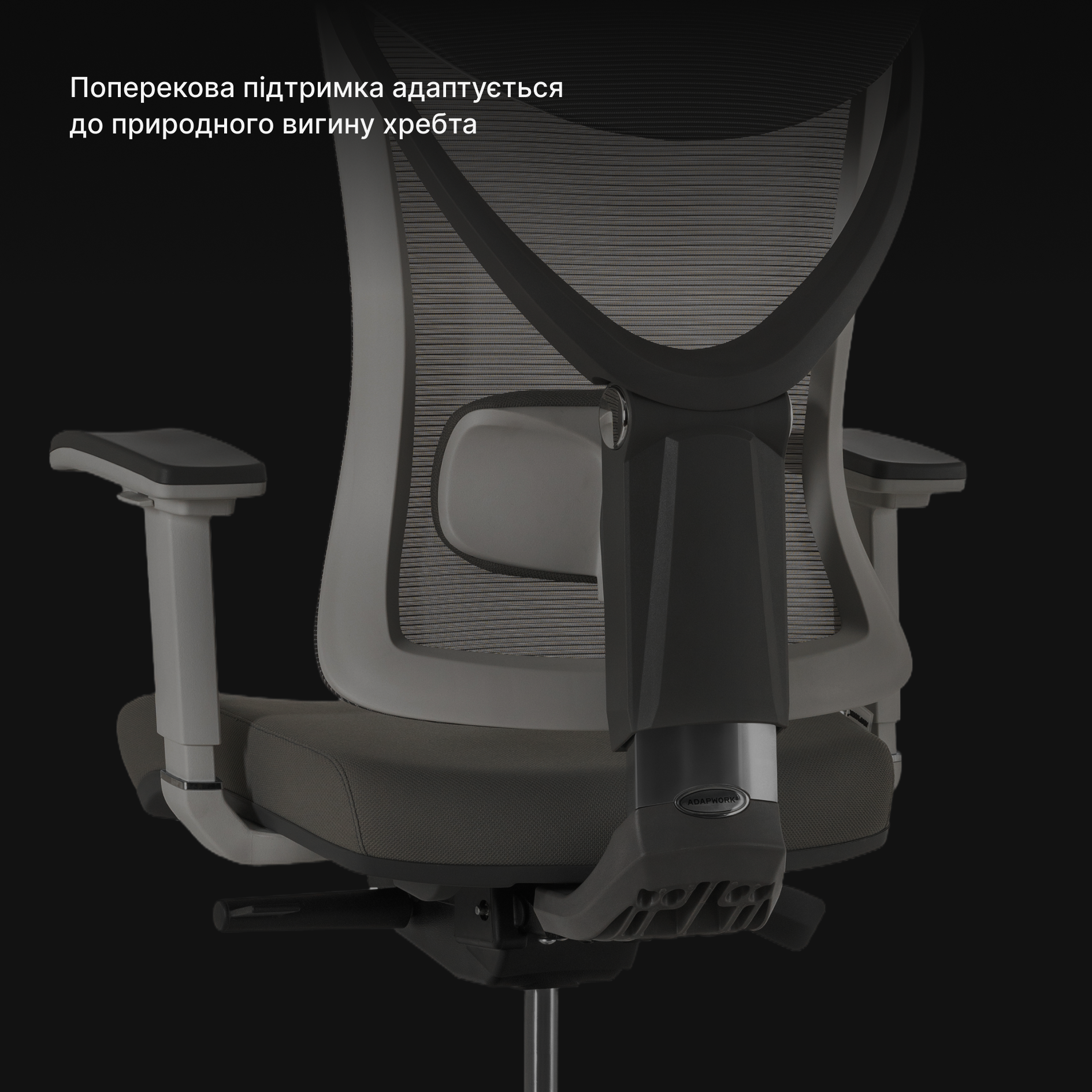 Кресло ADAPWORK S1 Senior ErgoChair Deep Black (1061485435) фото
