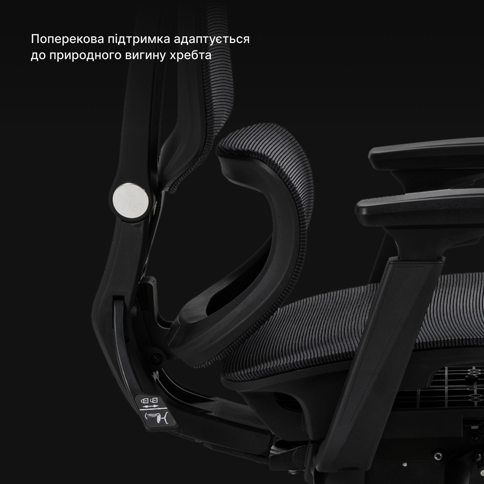 Кресло ADAPWORK S2 Mesh Senior ErgoChair Alpine Grey (1061485437) в Киеве