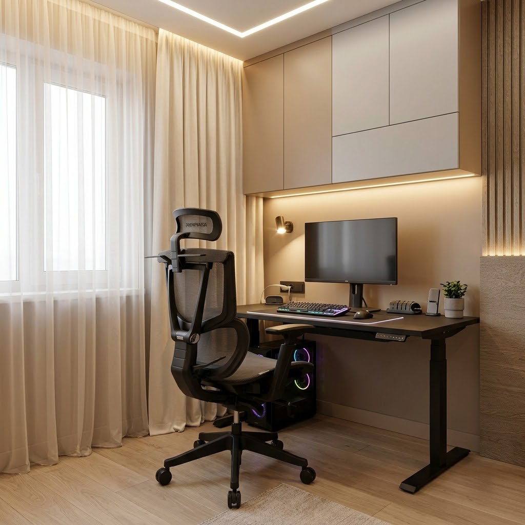 Кресло ADAPWORK S2 Mesh Senior ErgoChair Deep Black в офисе