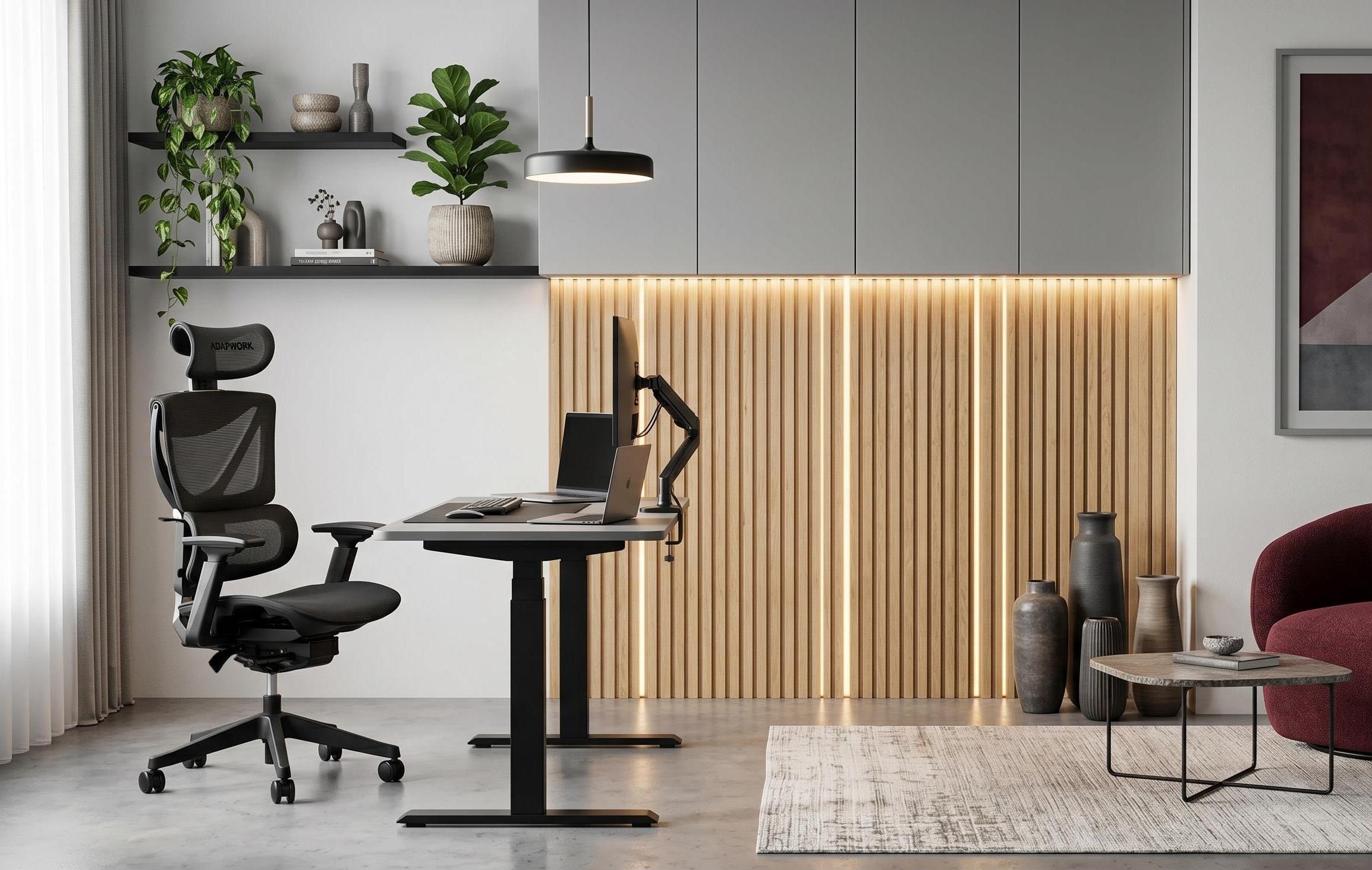 Крісло ADAPWORK S3 Mesh Senior ErgoChair Deep Black в офісі