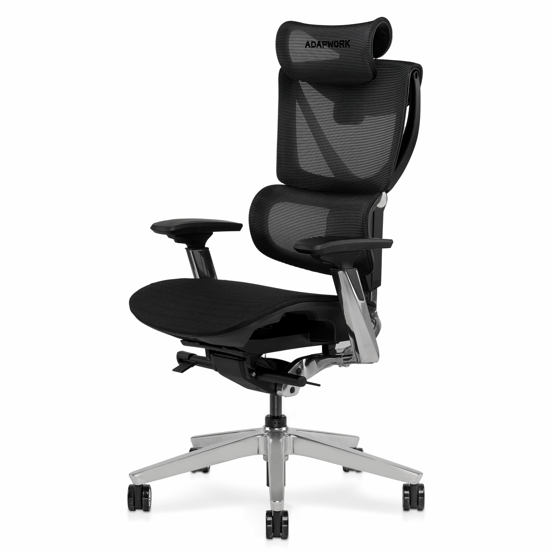 Крісло ADAPWORK S3 Pro Senior ErgoChair Platinum Grafite Black (1061485428) фото