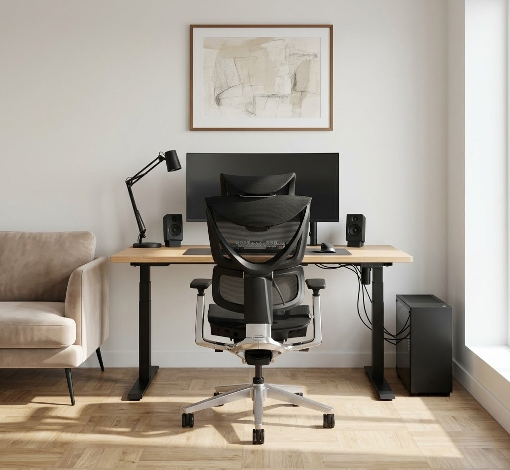 Крісло ADAPWORK S3 Pro Senior ErgoChair Platinum Grafite Black в офісі