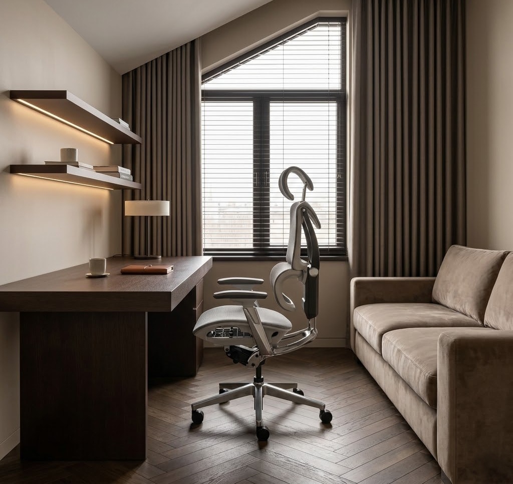 Кресло ADAPWORK S3 Pro Senior ErgoChair Platinum Smoky Grey в офисе