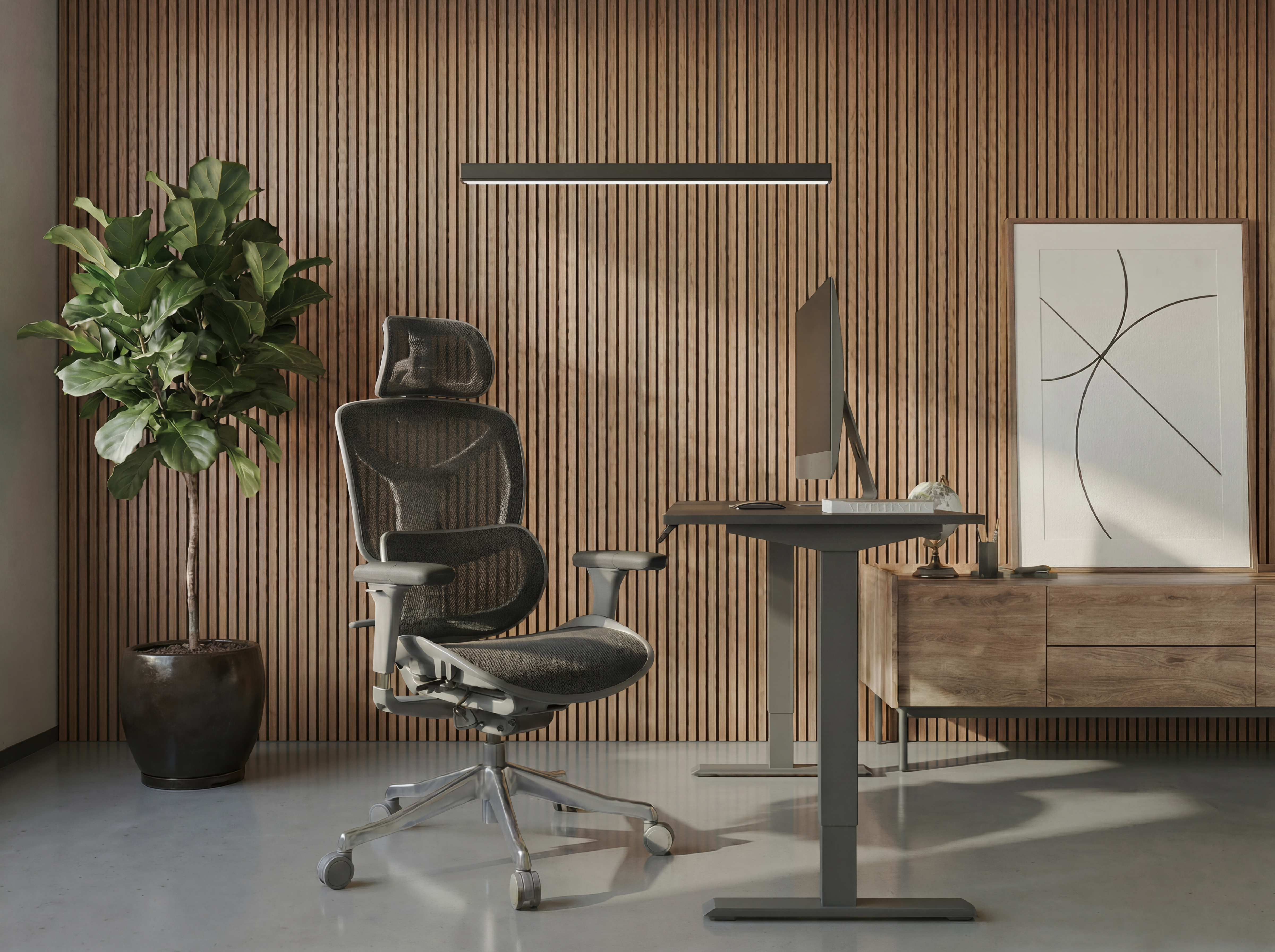 Кресло ADAPWORK S7 Mesh Senior ErgoChair Deep Black (1061485430) в Киеве
