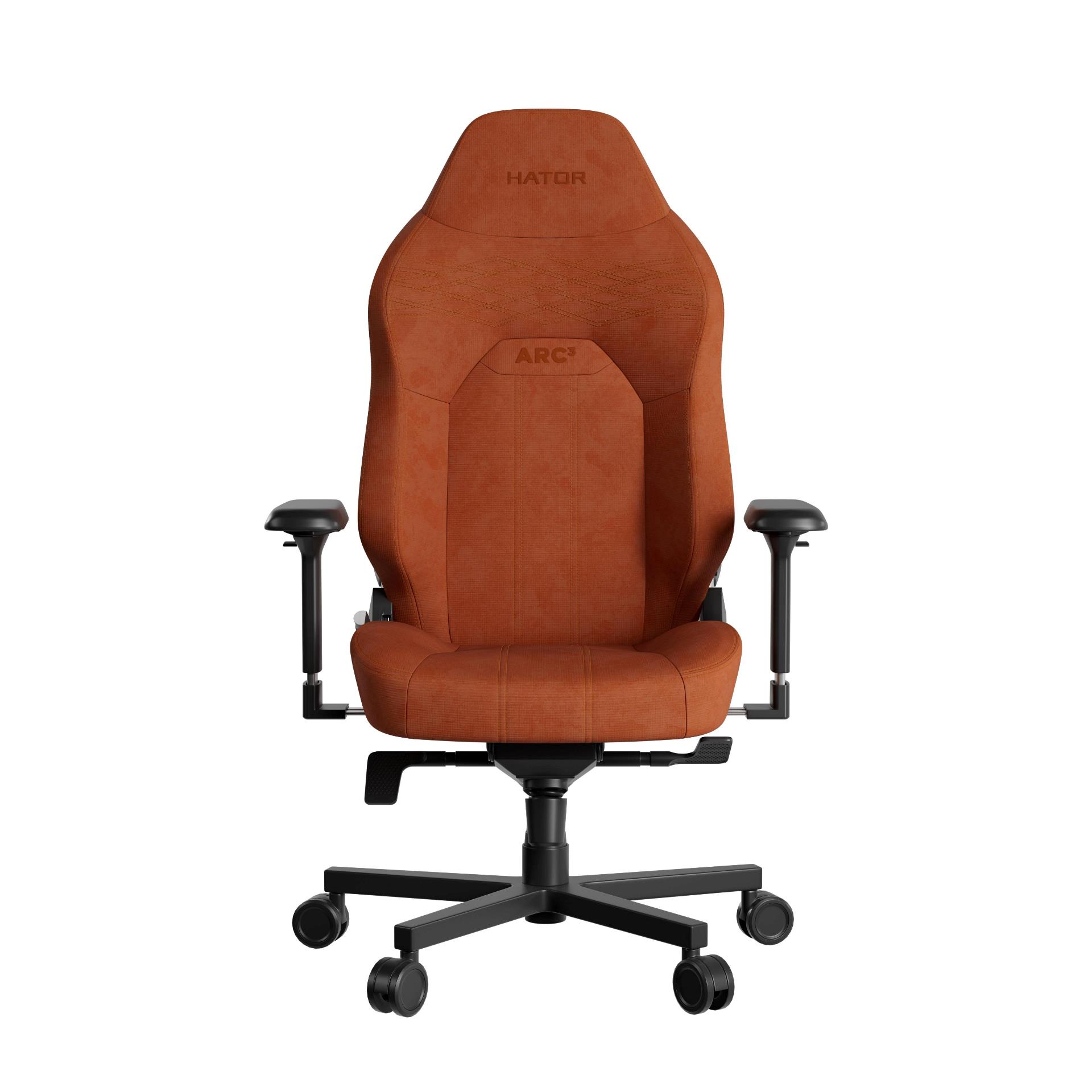 Крісло геймерське Hator Arc 3 L Velour Orange (781489152) дешево
