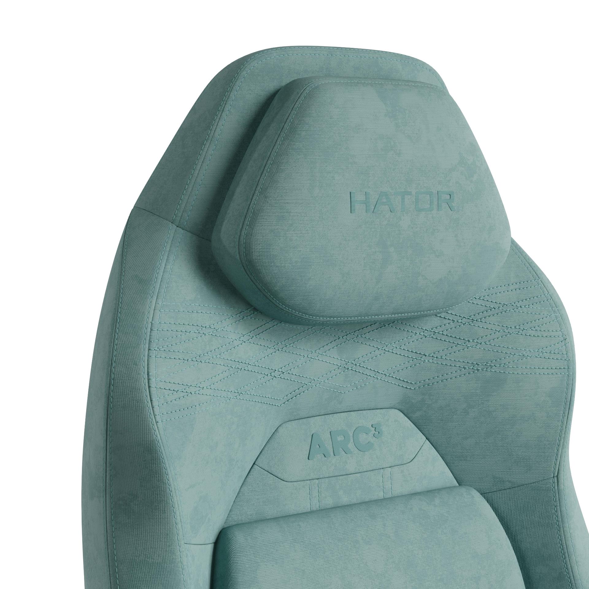 Крісло геймерське Hator Arc 3 L Velour Turquoise (781489150) купить