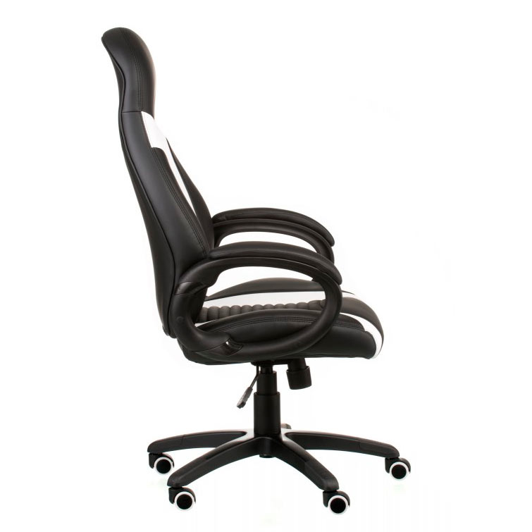Кресло Aries Racer Black, White (26382482) дешево