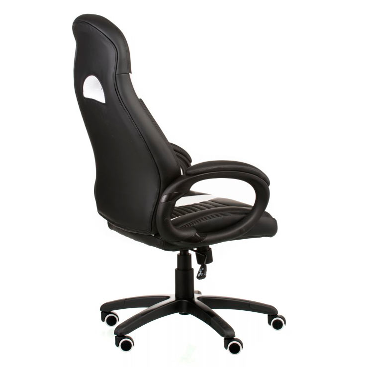 Кресло Aries Racer Black, White (26382482) в Украине