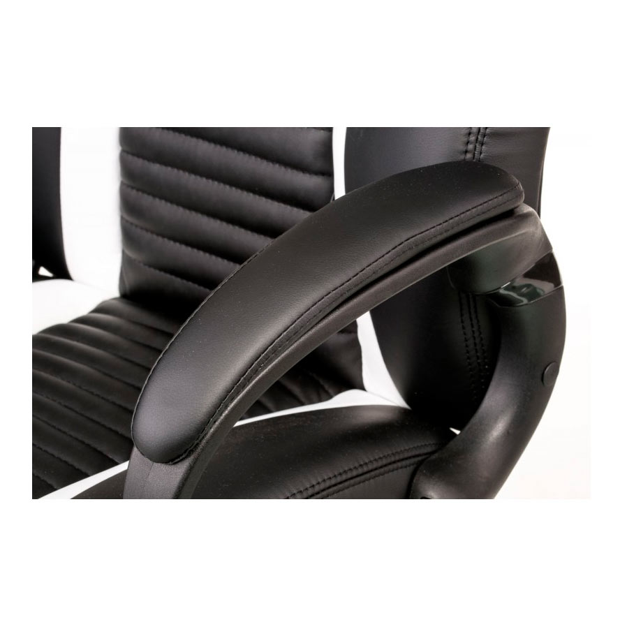 Кресло Aries Racer Black, White (26382482) цена