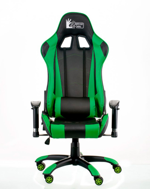 Крісло ExtremeRace Black, Green (26372998) в Киеве