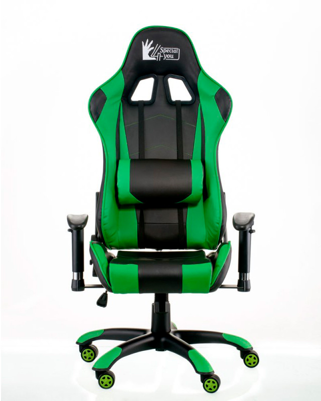 Крісло ExtremeRace Black, Green (26372998) с доставкой