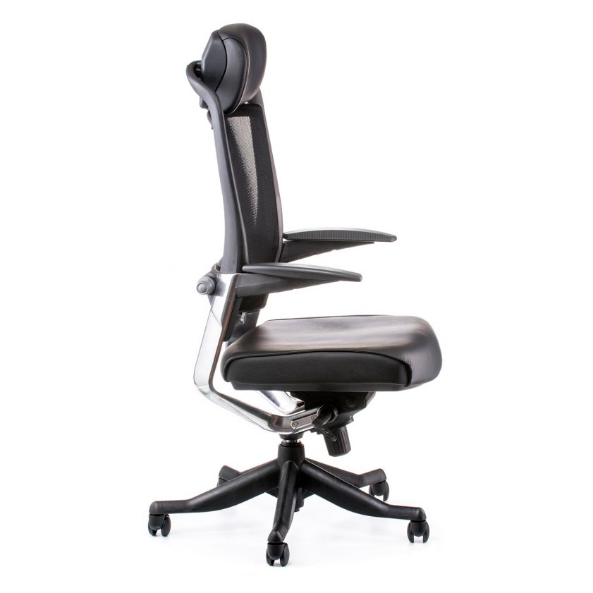 Кресло Fulkrum Black leather (26190139) недорого