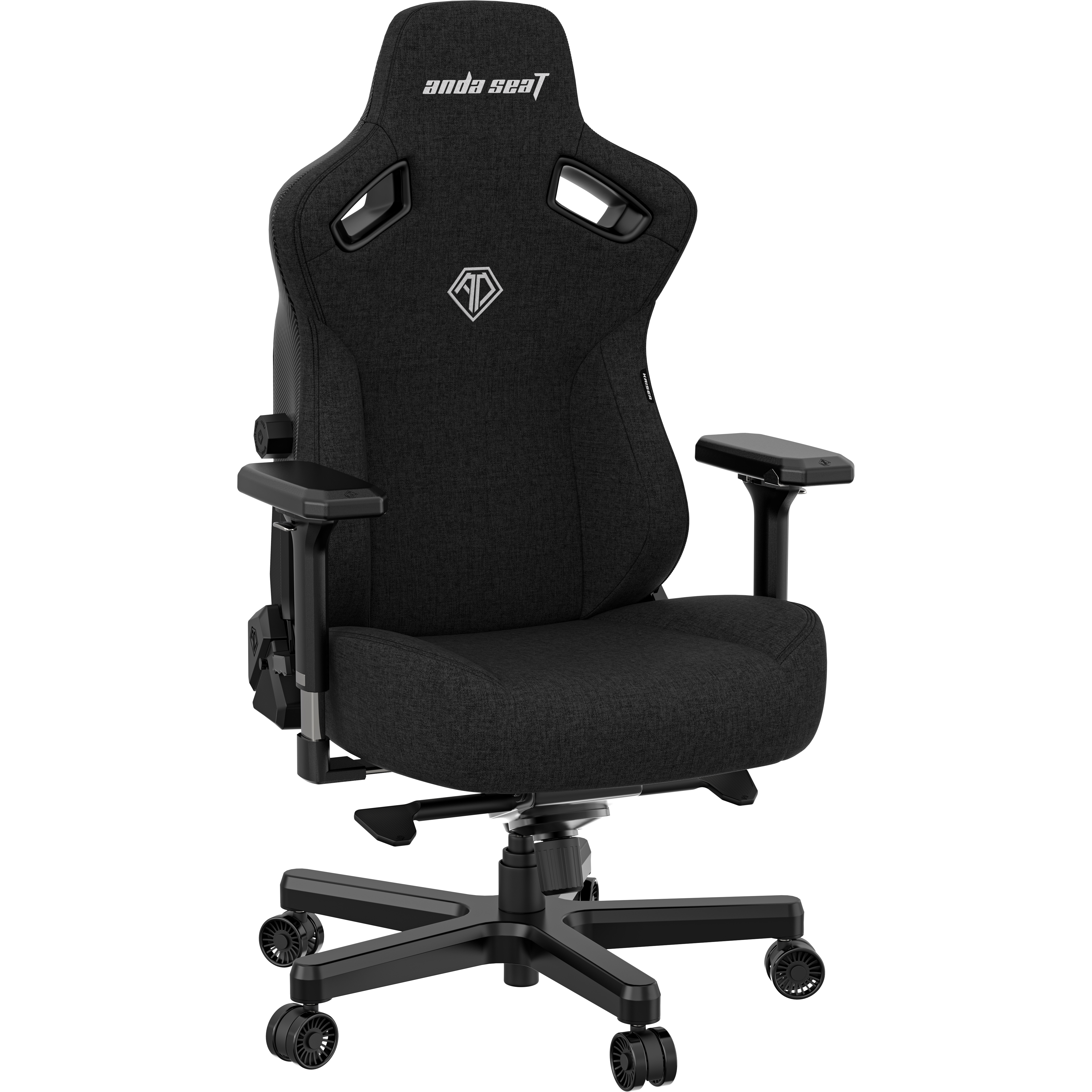 Крісло геймерське Anda Seat Kaiser 3 L Linen Black (87785391) с доставкой