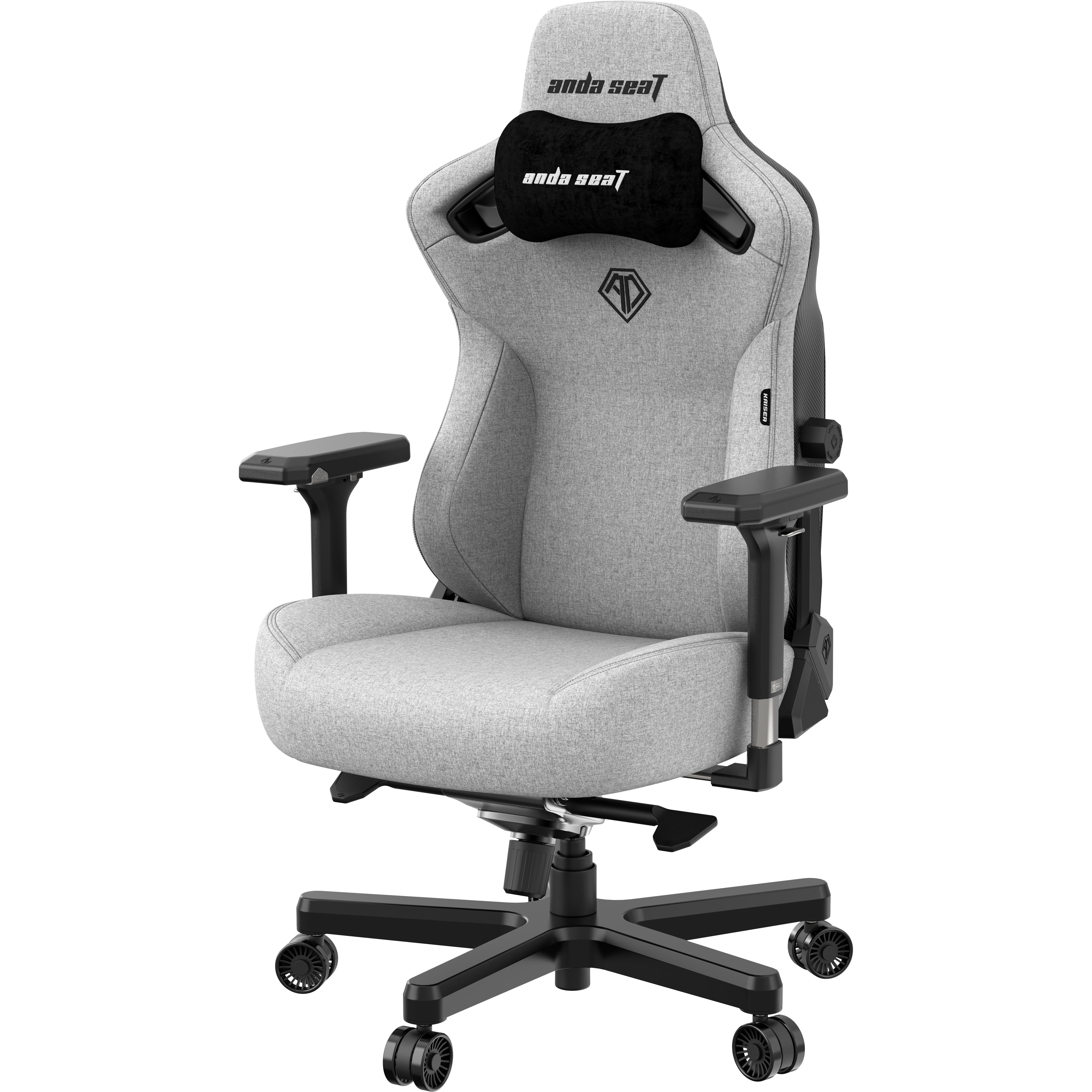 Крісло геймерське Anda Seat Kaiser 3 L Linen Grey (87785392) недорого