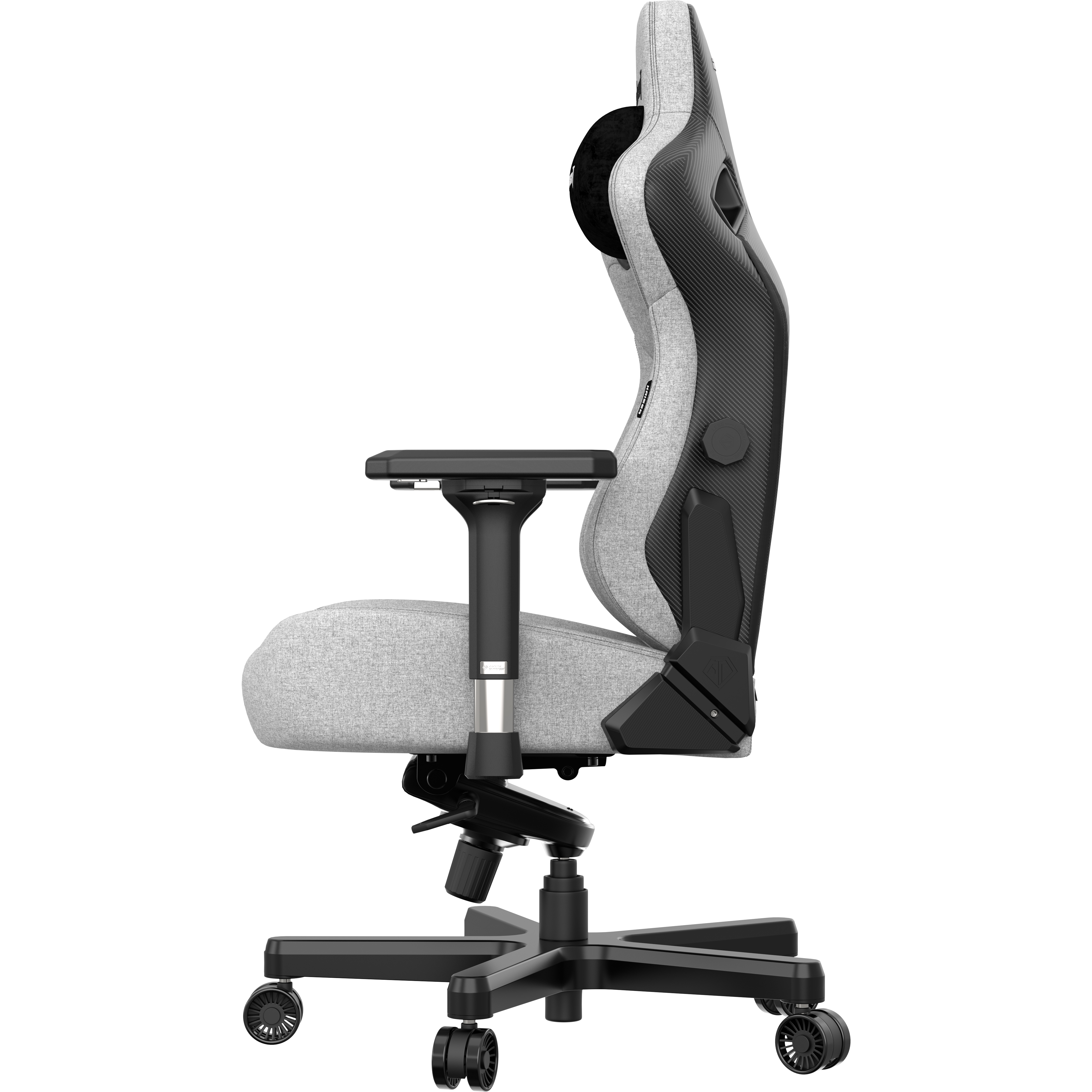 Крісло геймерське Anda Seat Kaiser 3 L Linen Grey (87785392) с доставкой