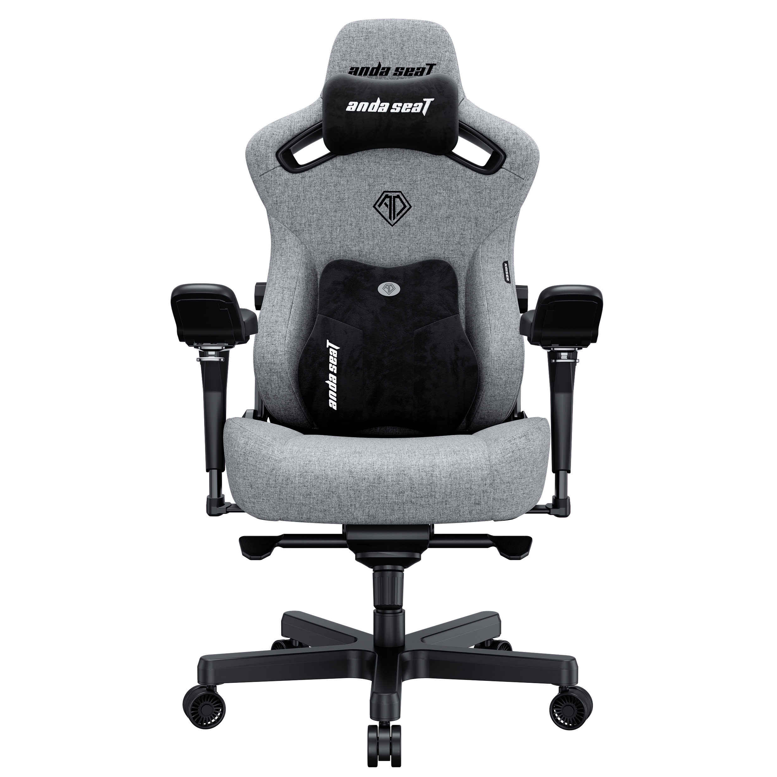 Крісло геймерське Anda Seat Kaiser 3 Pro XL Fabric Grey (871380174) в Киеве