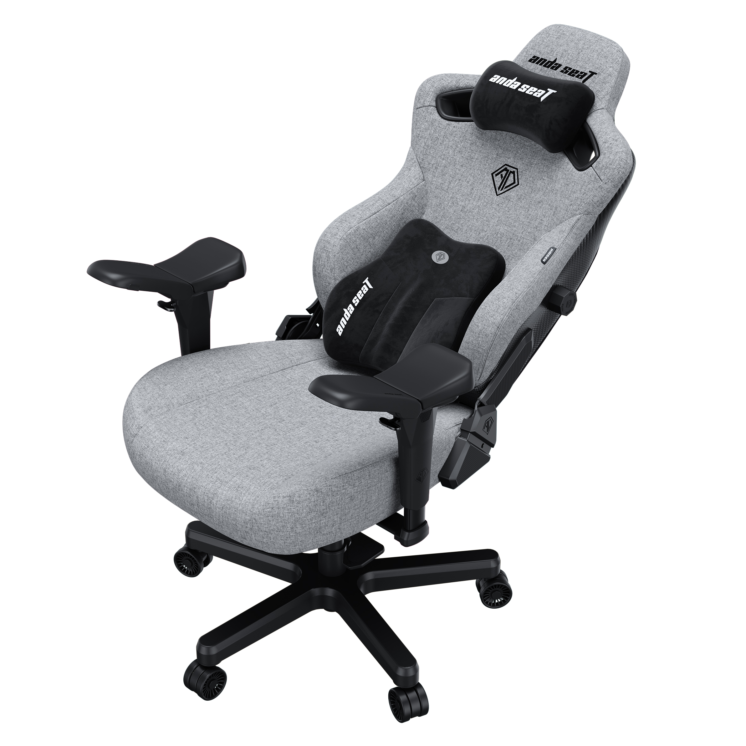 Крісло геймерське Anda Seat Kaiser 3 Pro XL Fabric Grey (871380174) в Киеве