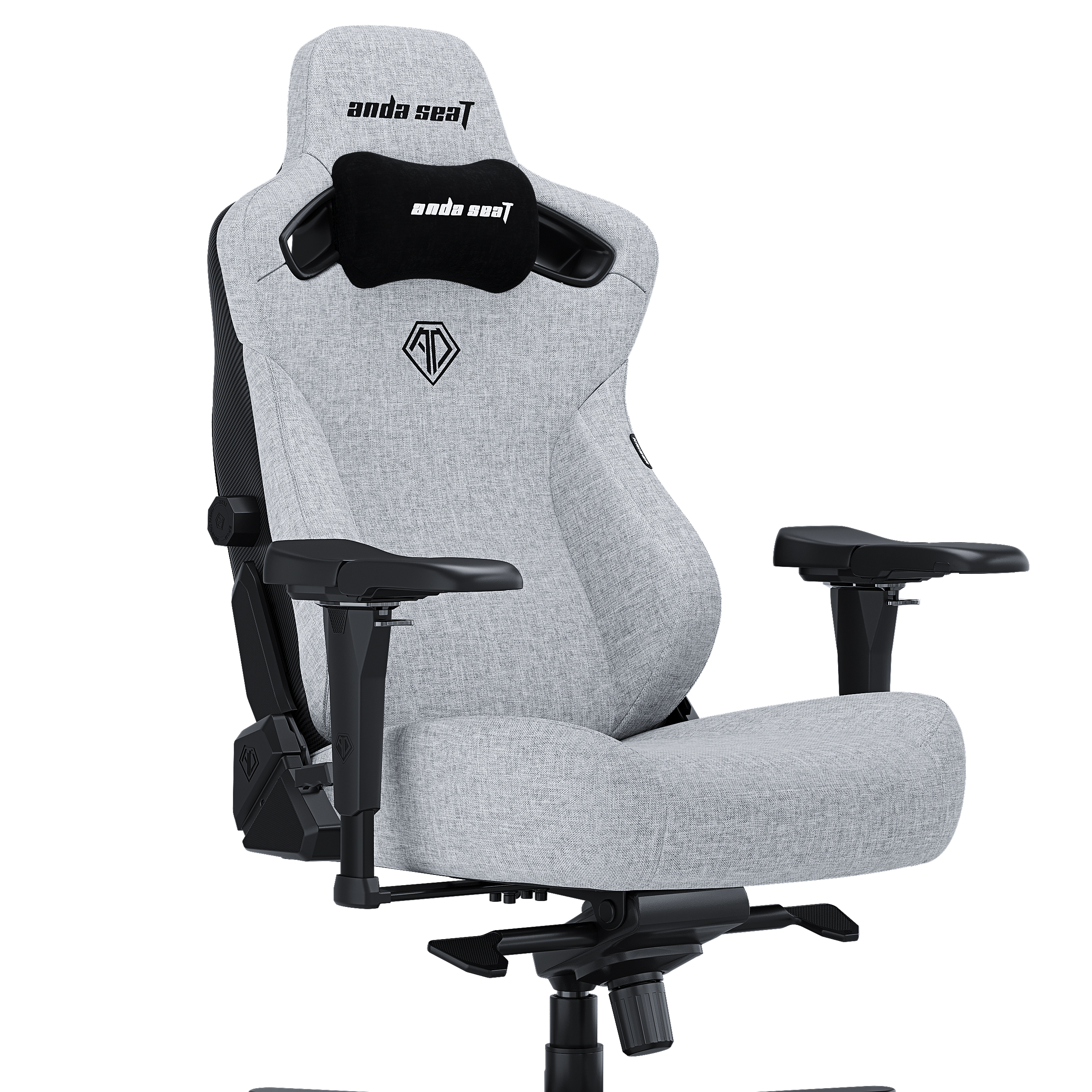 Крісло геймерське Anda Seat Kaiser 3 Pro XL Fabric Grey (871380174) в интернет-магазине
