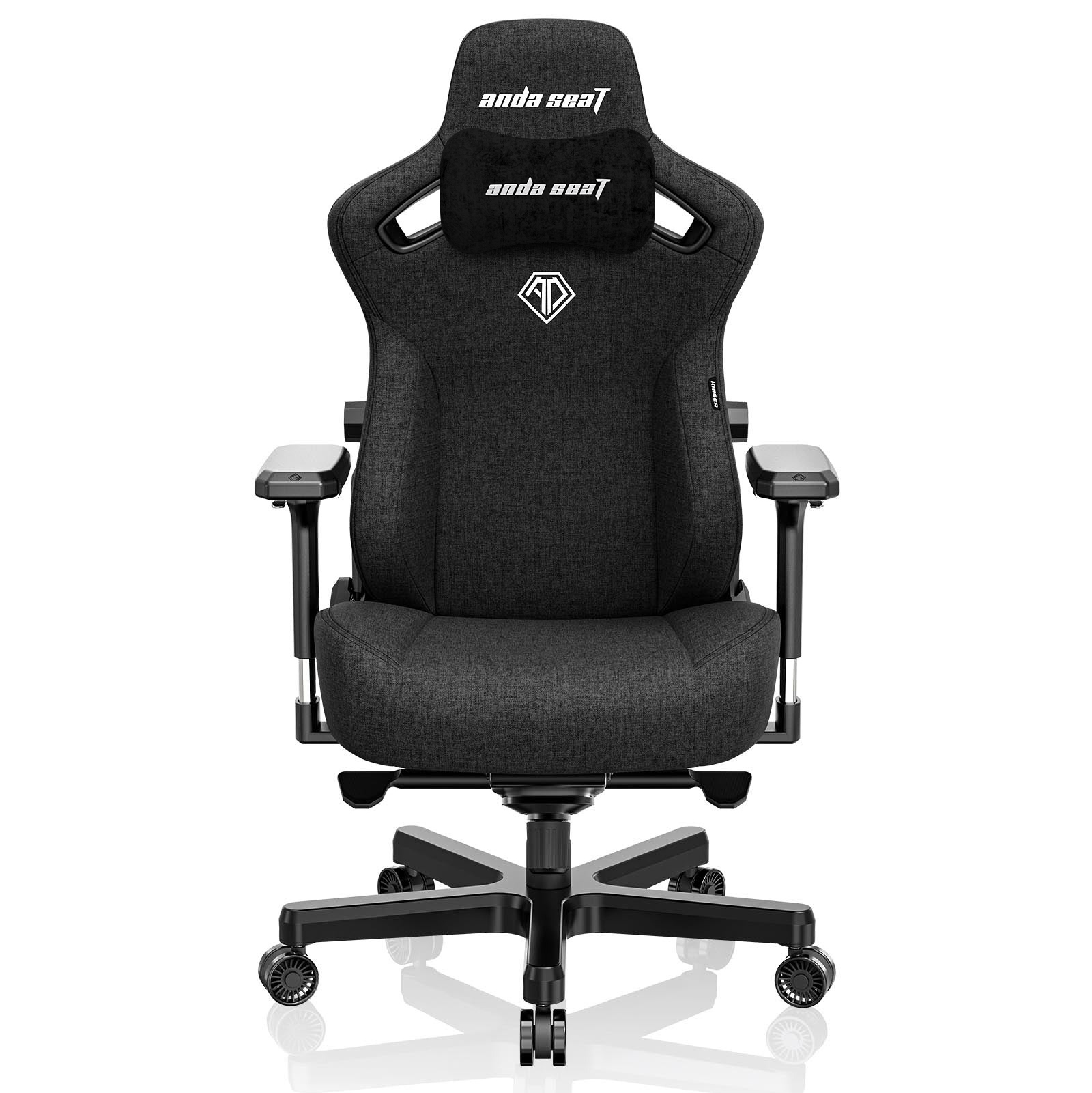 Крісло геймерське Anda Seat Kaiser 3 XL Linen Black (87738568) недорого