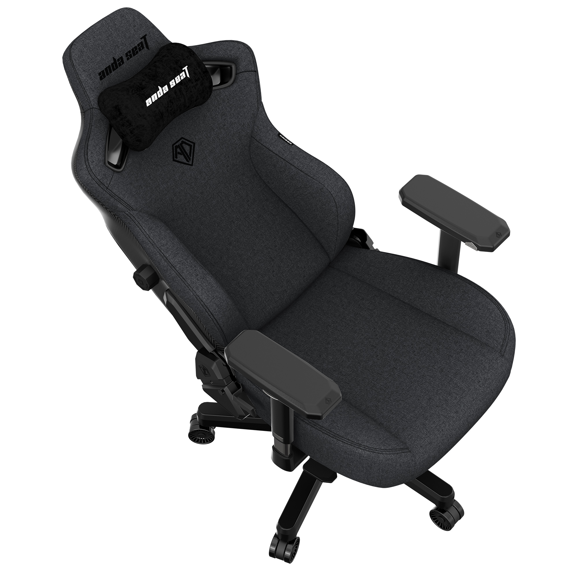 Крісло геймерське Anda Seat Kaiser 3 XL Linen Dark Grey (871485964) в Киеве