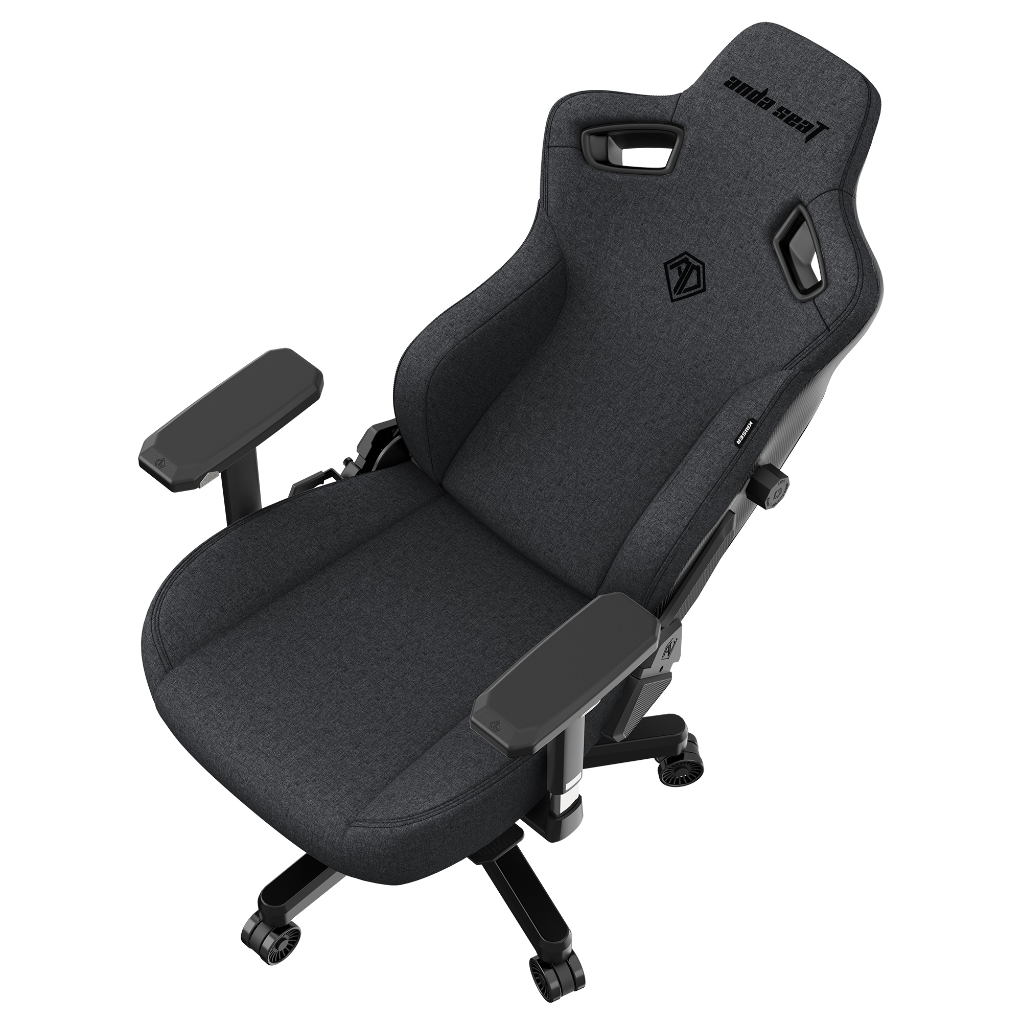 Крісло геймерське Anda Seat Kaiser 3 XL Linen Dark Grey (871485964) дешево