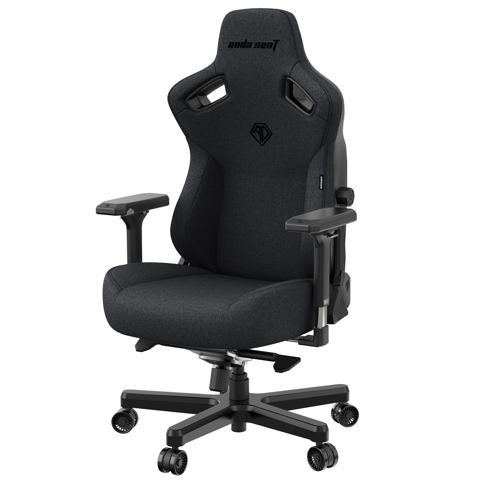 Крісло геймерське Anda Seat Kaiser 3 XL Linen Dark Grey (871485964) цена