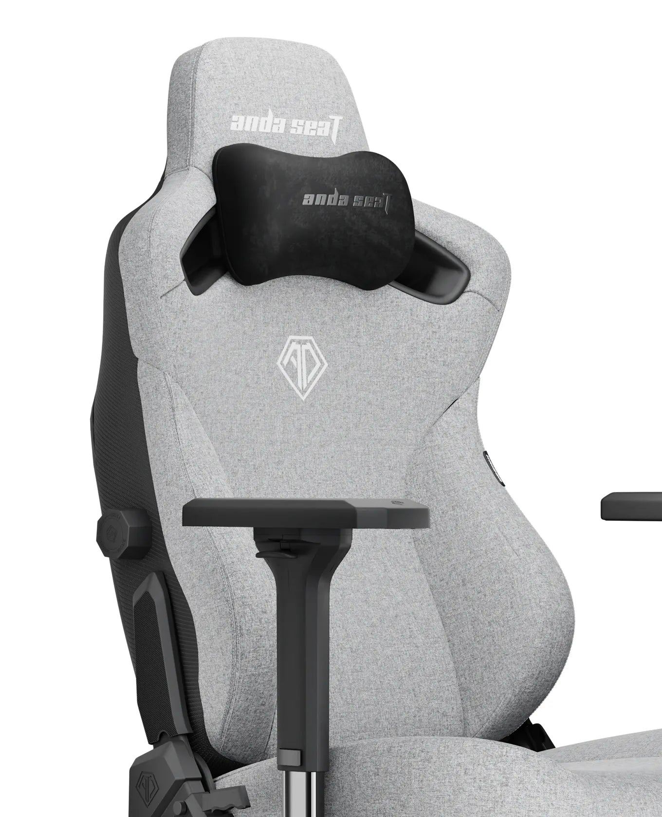 Кресло геймерское Anda Seat Kaiser 3 XL Linen Grey (87524374) в Украине