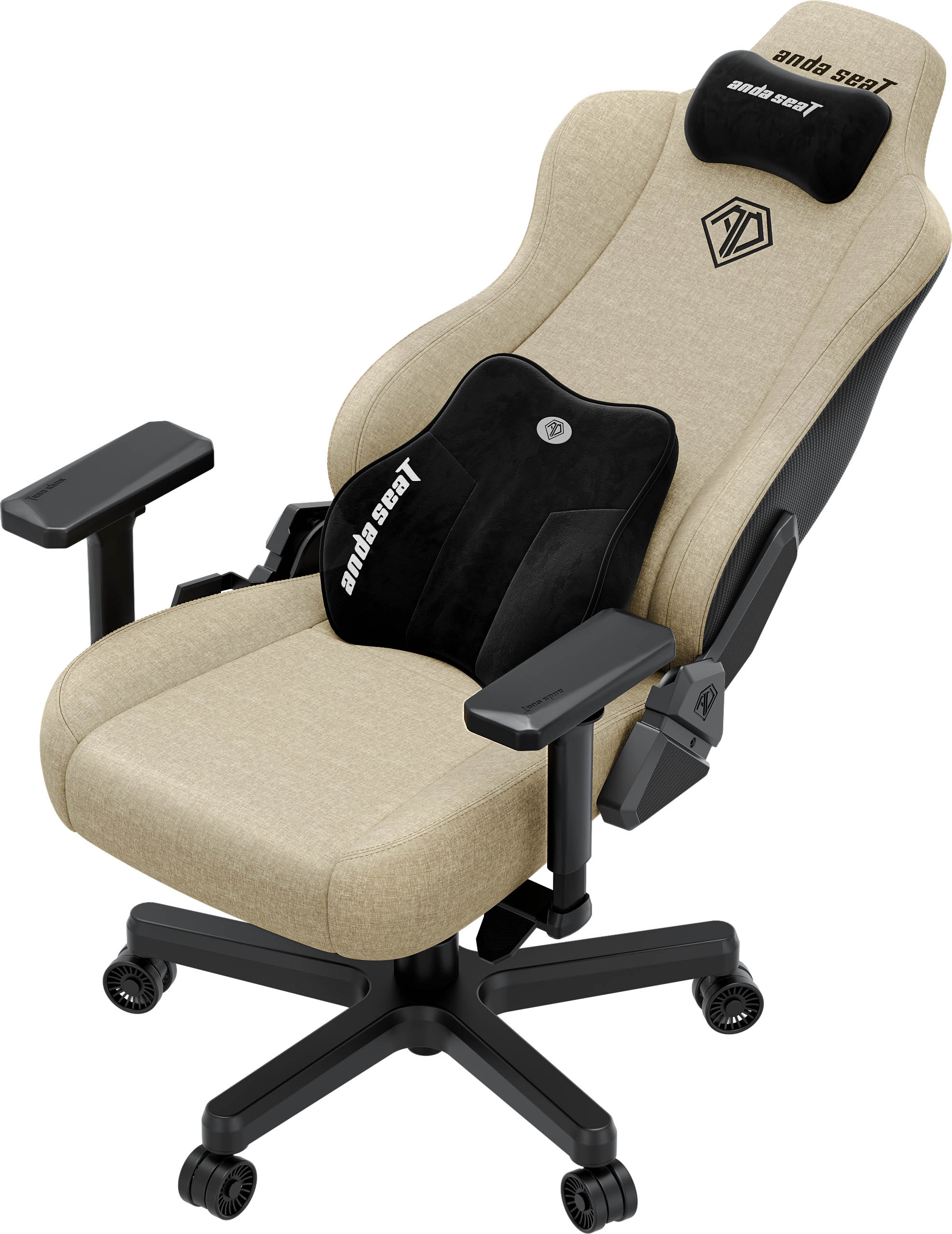 Крісло геймерське Anda Seat Kaiser 3E XL Linen Beige (871488090) фото