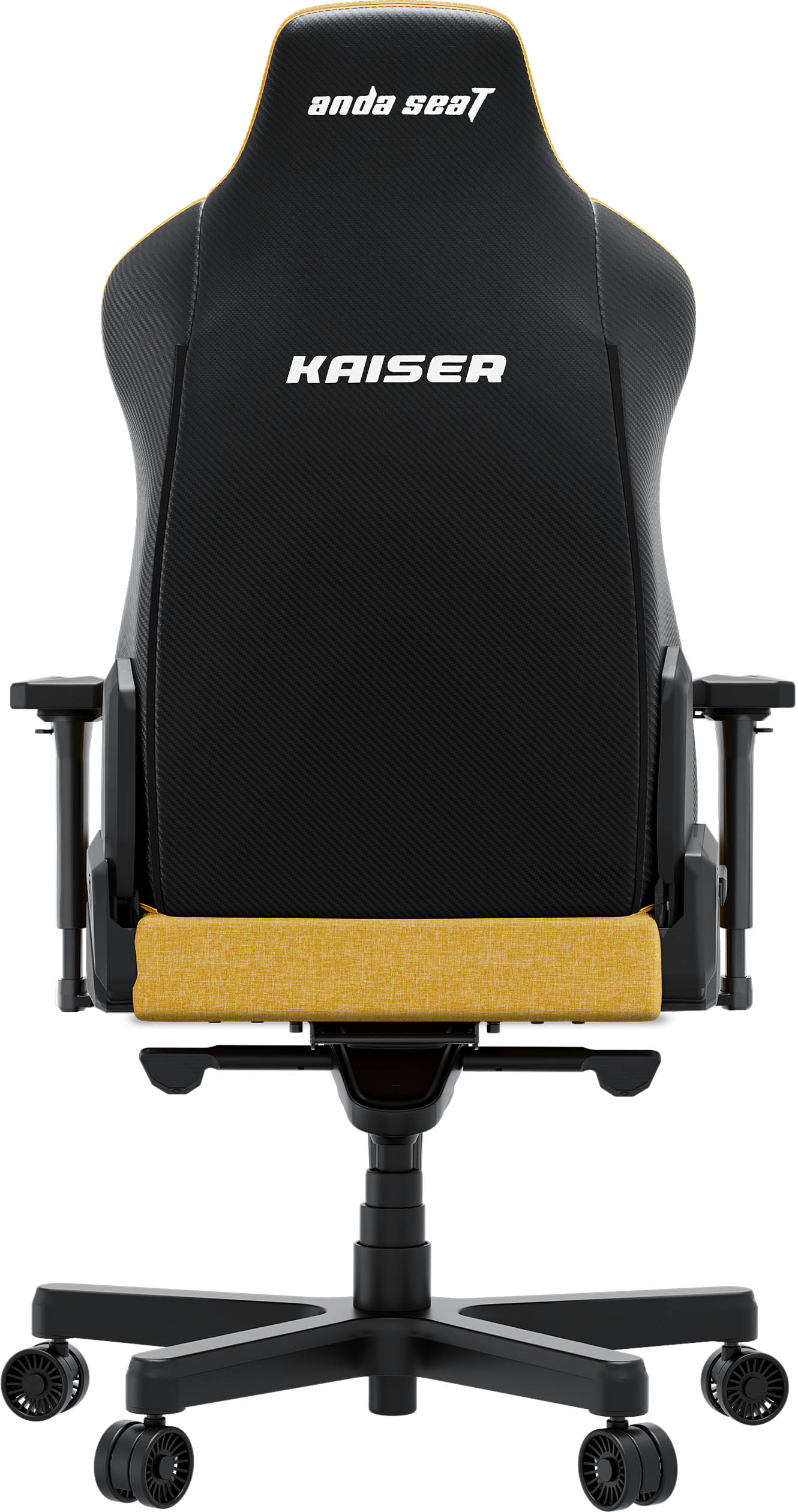 Крісло геймерське Anda Seat Kaiser 3E XL Linen Bright yellow (871488088) с доставкой