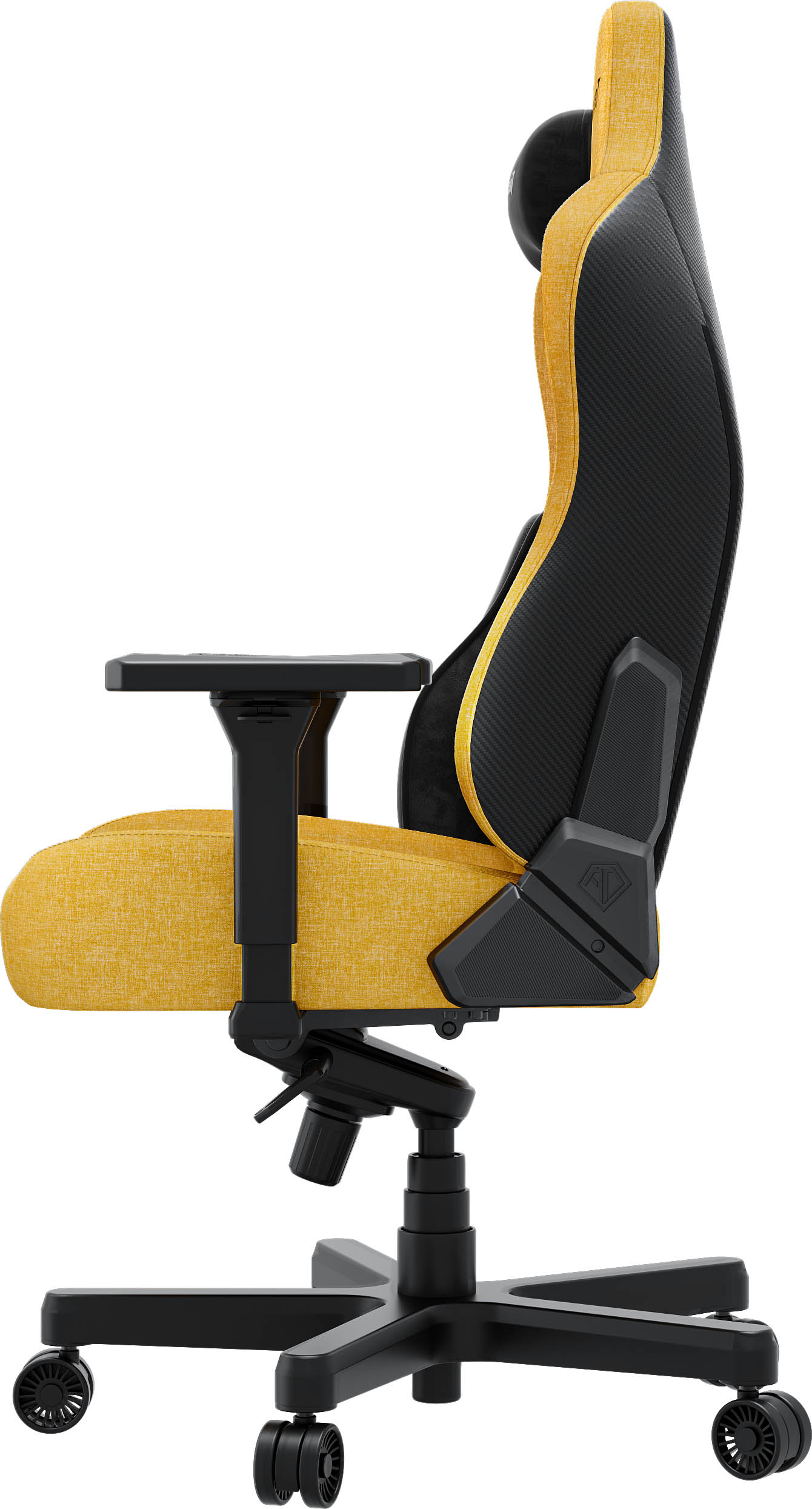 Крісло геймерське Anda Seat Kaiser 3E XL Linen Bright yellow (871488088) в Украине