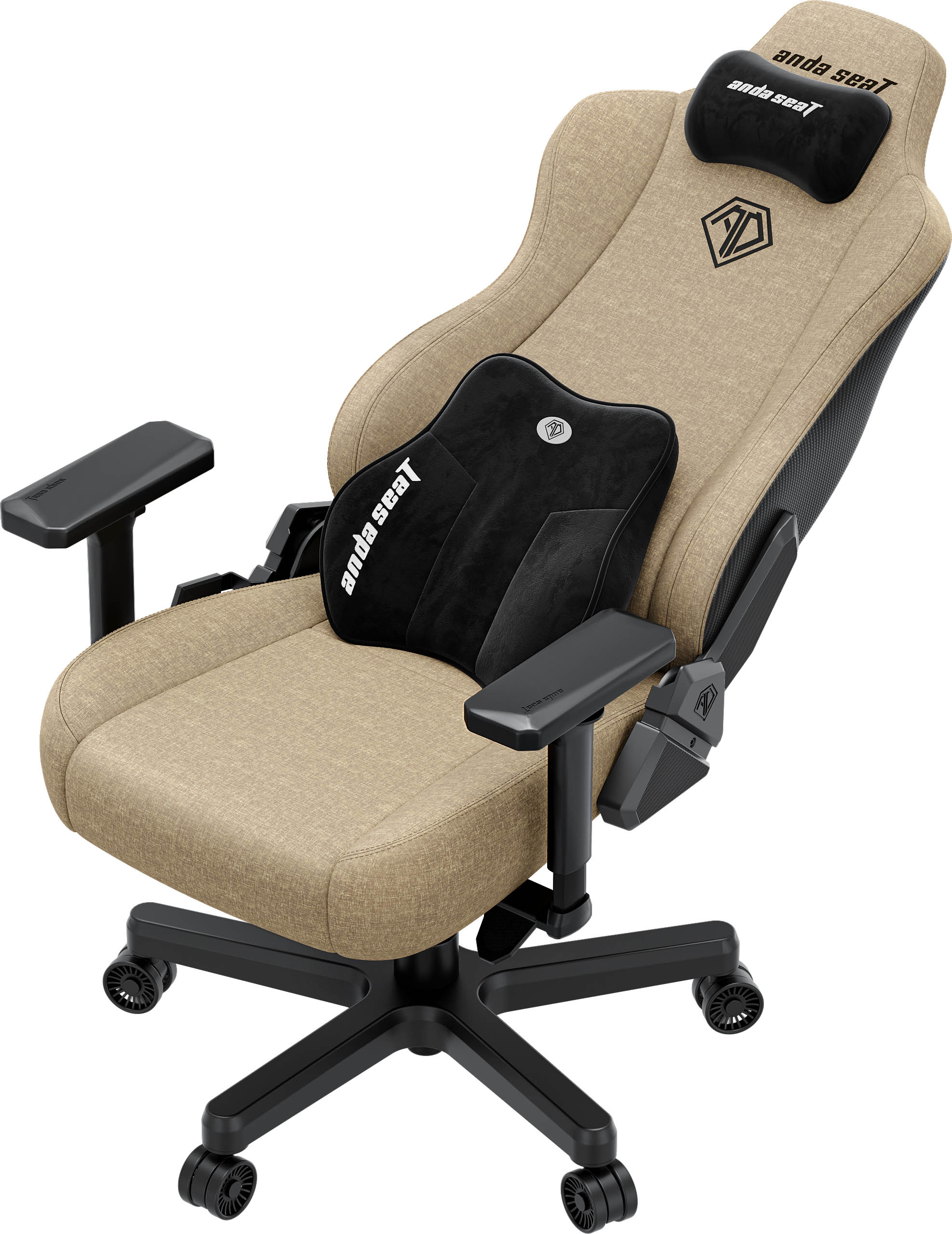 Крісло геймерське Anda Seat Kaiser 3E XL Linen Dark beige (871488091) фото