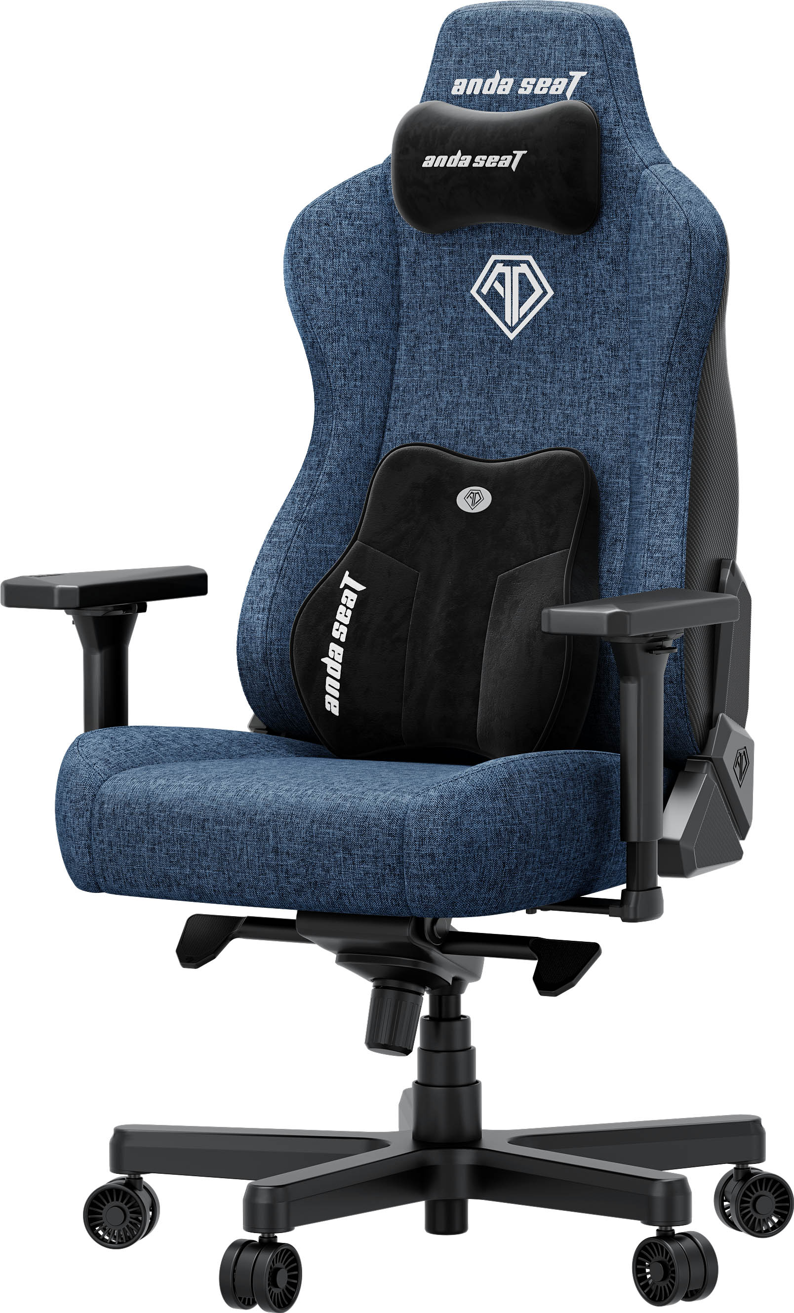 Крісло геймерське Anda Seat Kaiser 3E XL Linen Dark Blue (871488086) недорого